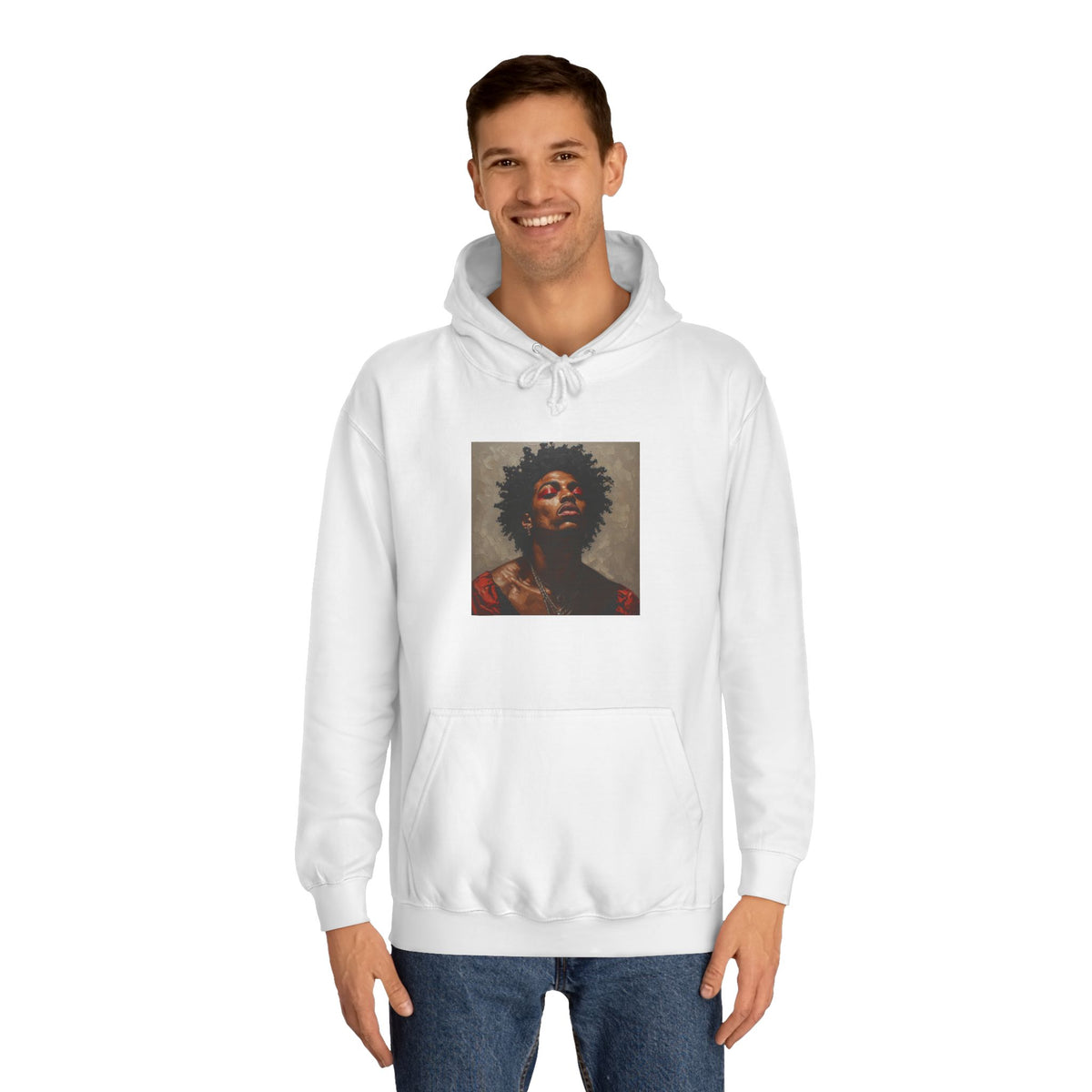 Man w/ Red Eyeshadow Hoodie