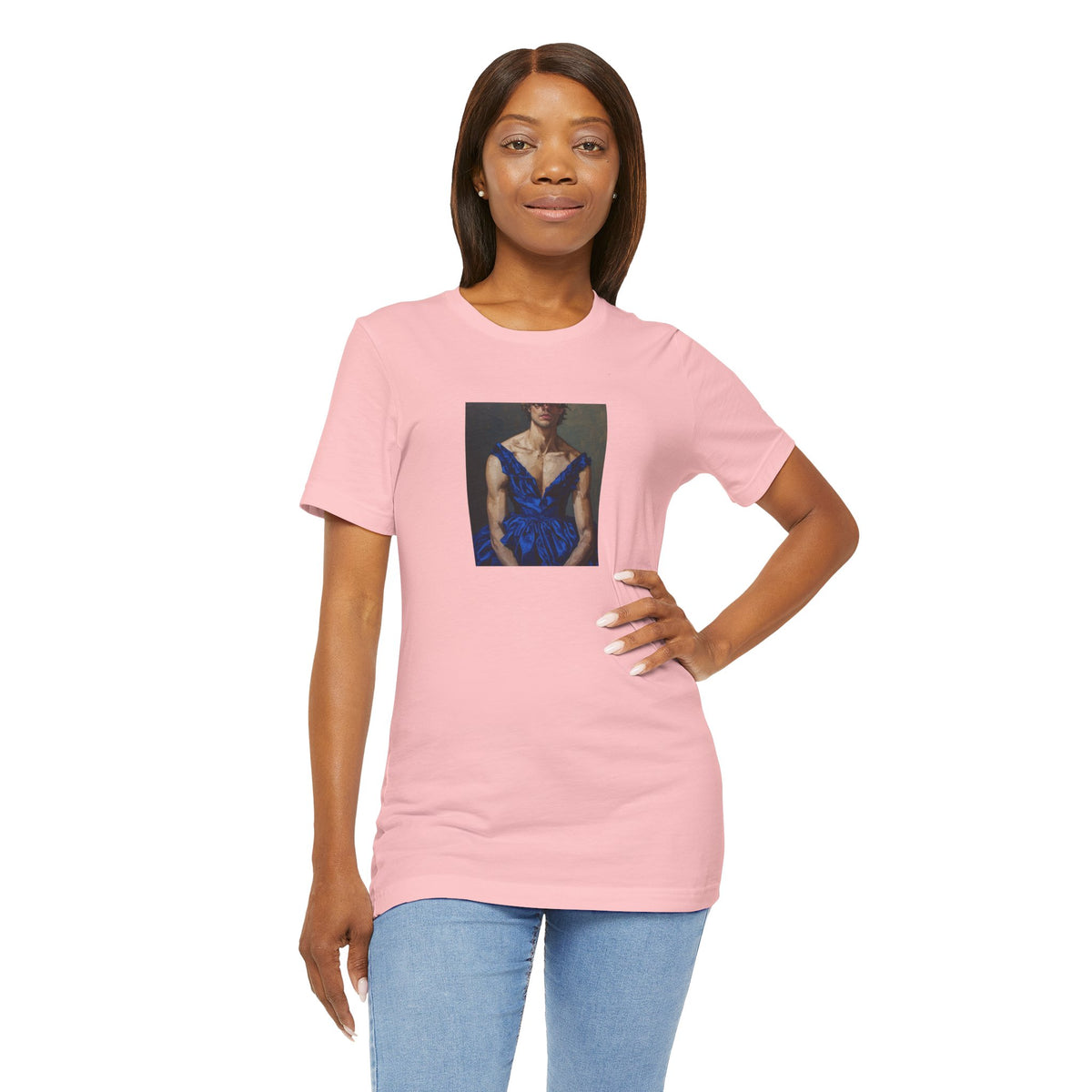 Man In Blue Dress T-Shirt