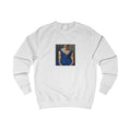 Man In Blue Dress Cropped Portrait Sweatshirt