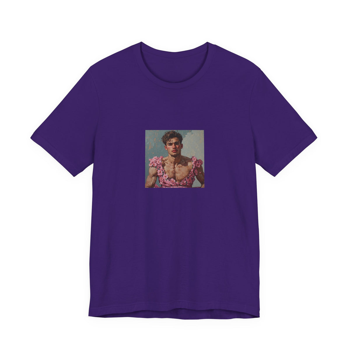 Man In Pink Dress T-shirt