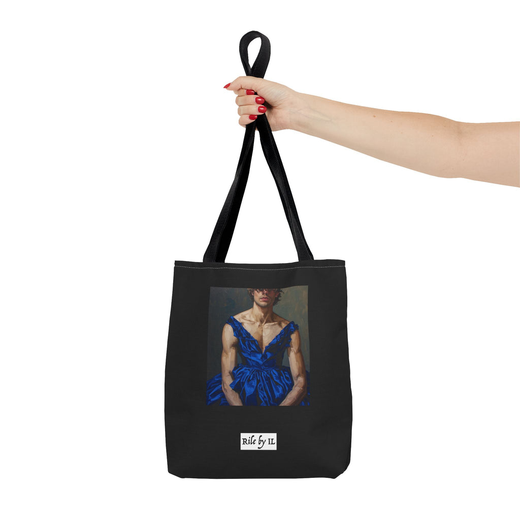 Man In Blue Dress Tote Bag