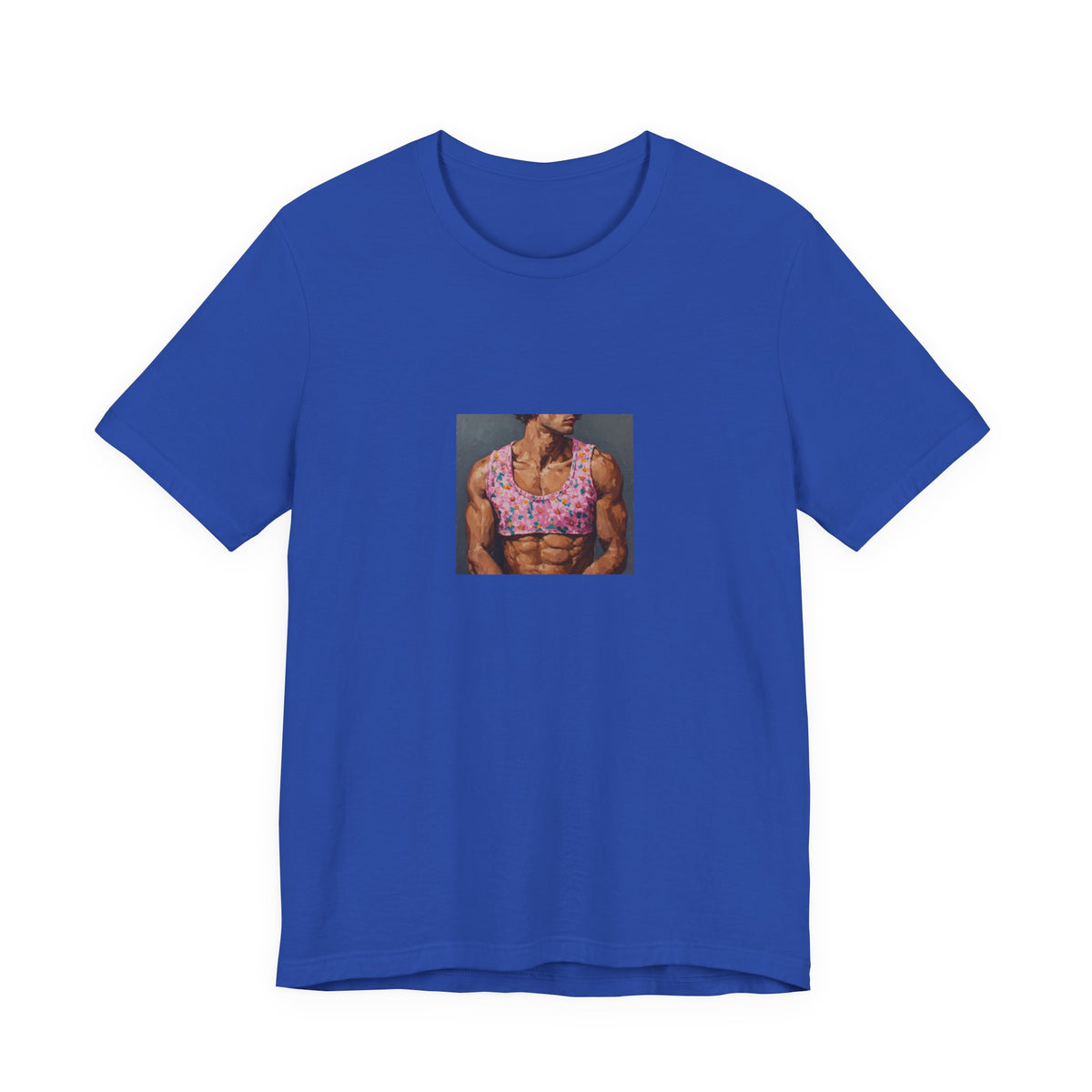Man w/ Pink Crop Top T-shirt