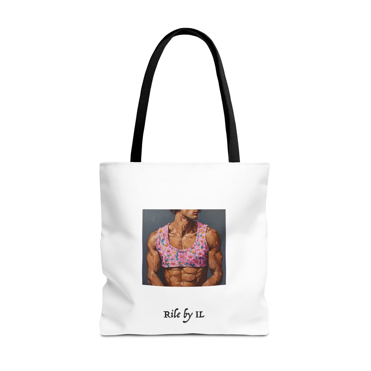 Man In Pink Crop TopTote Bag