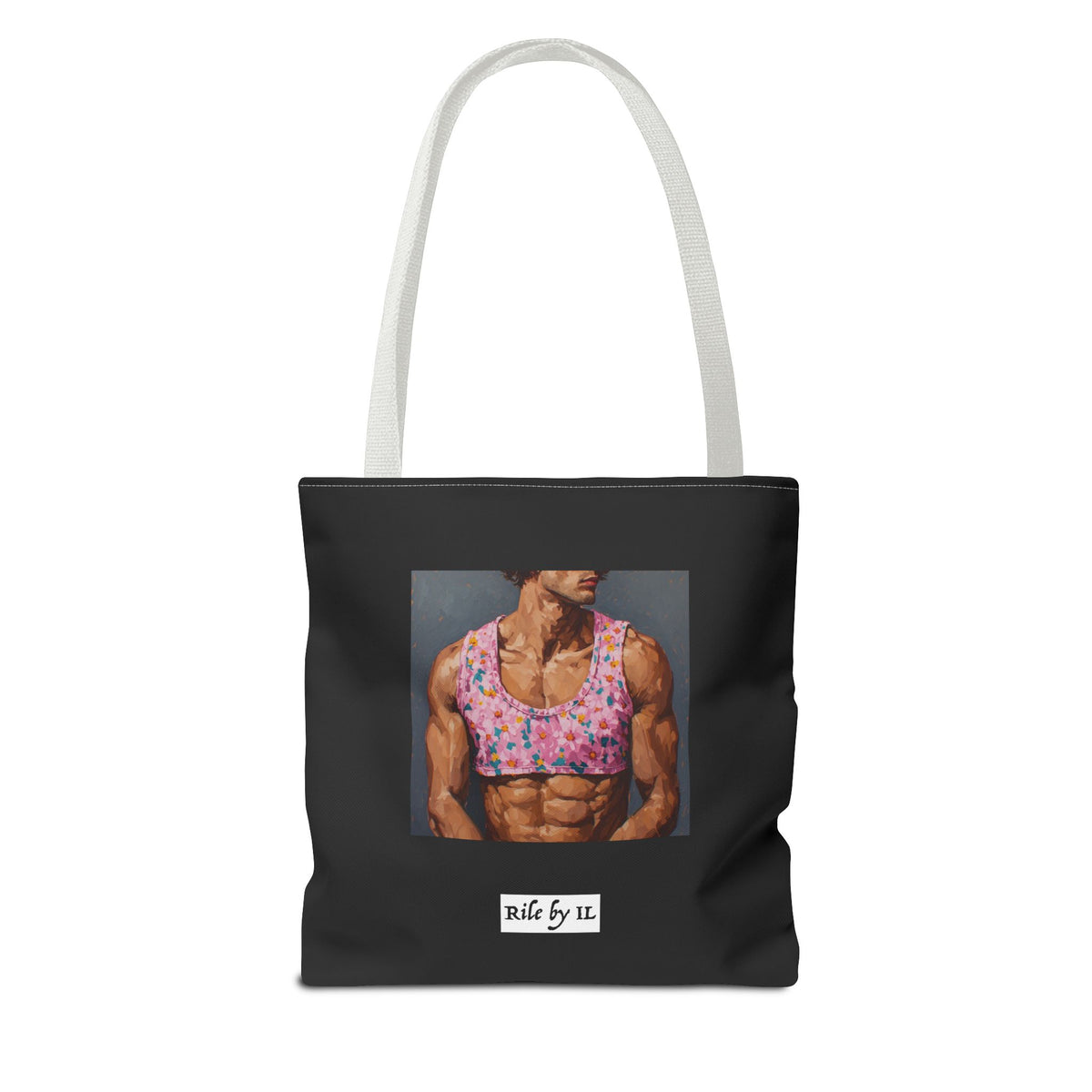 Man In Pink Crop Top Tote Bag