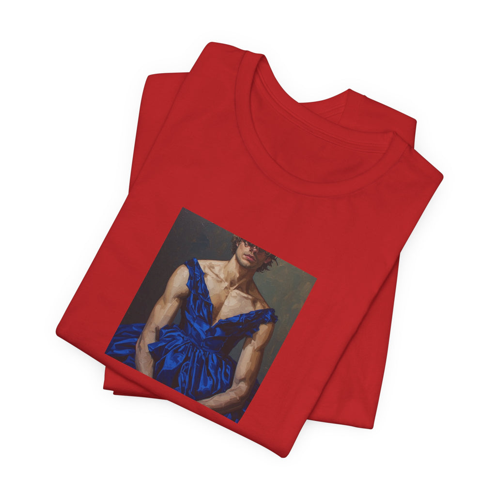 Man In Blue Dress T-Shirt