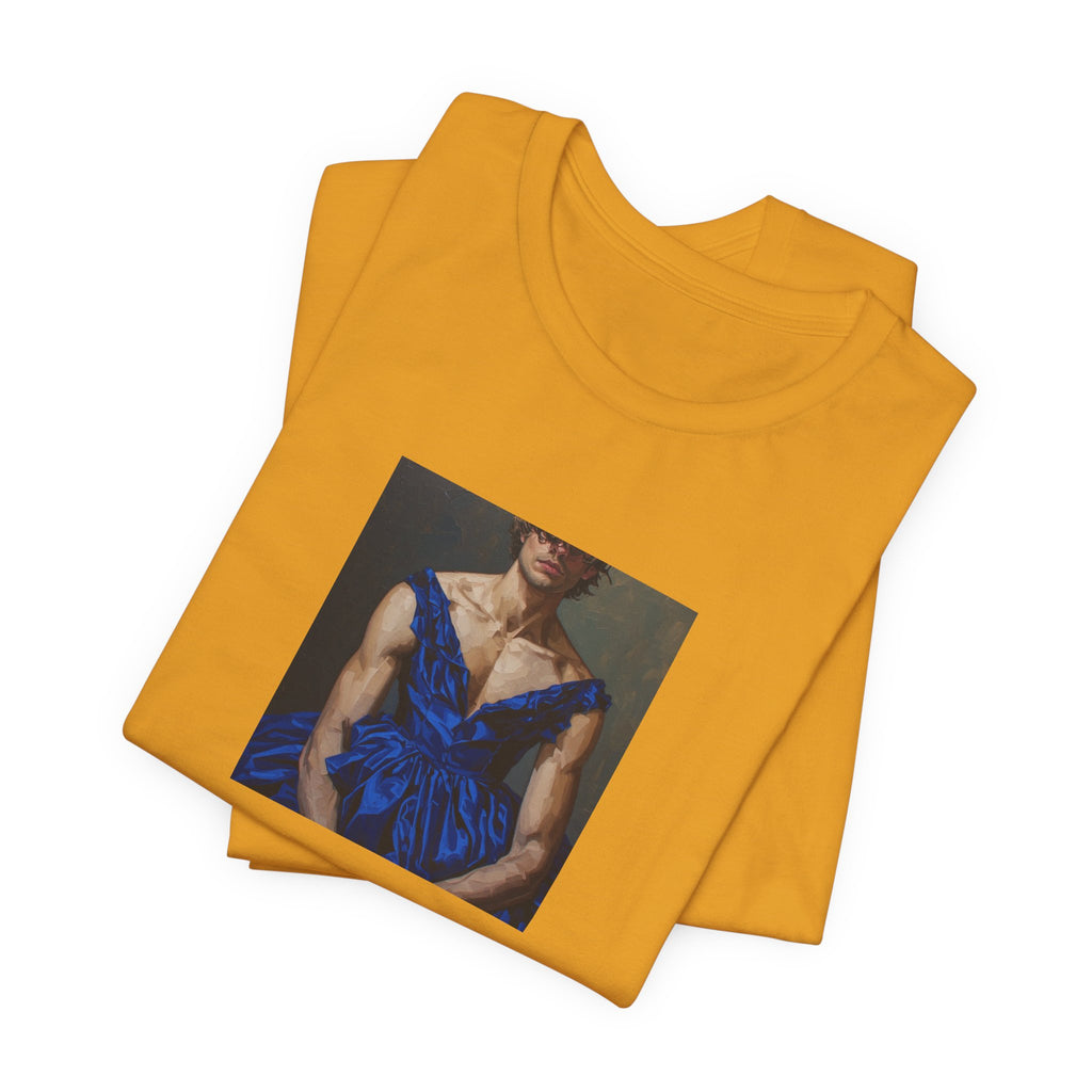 Man In Blue Dress T-Shirt