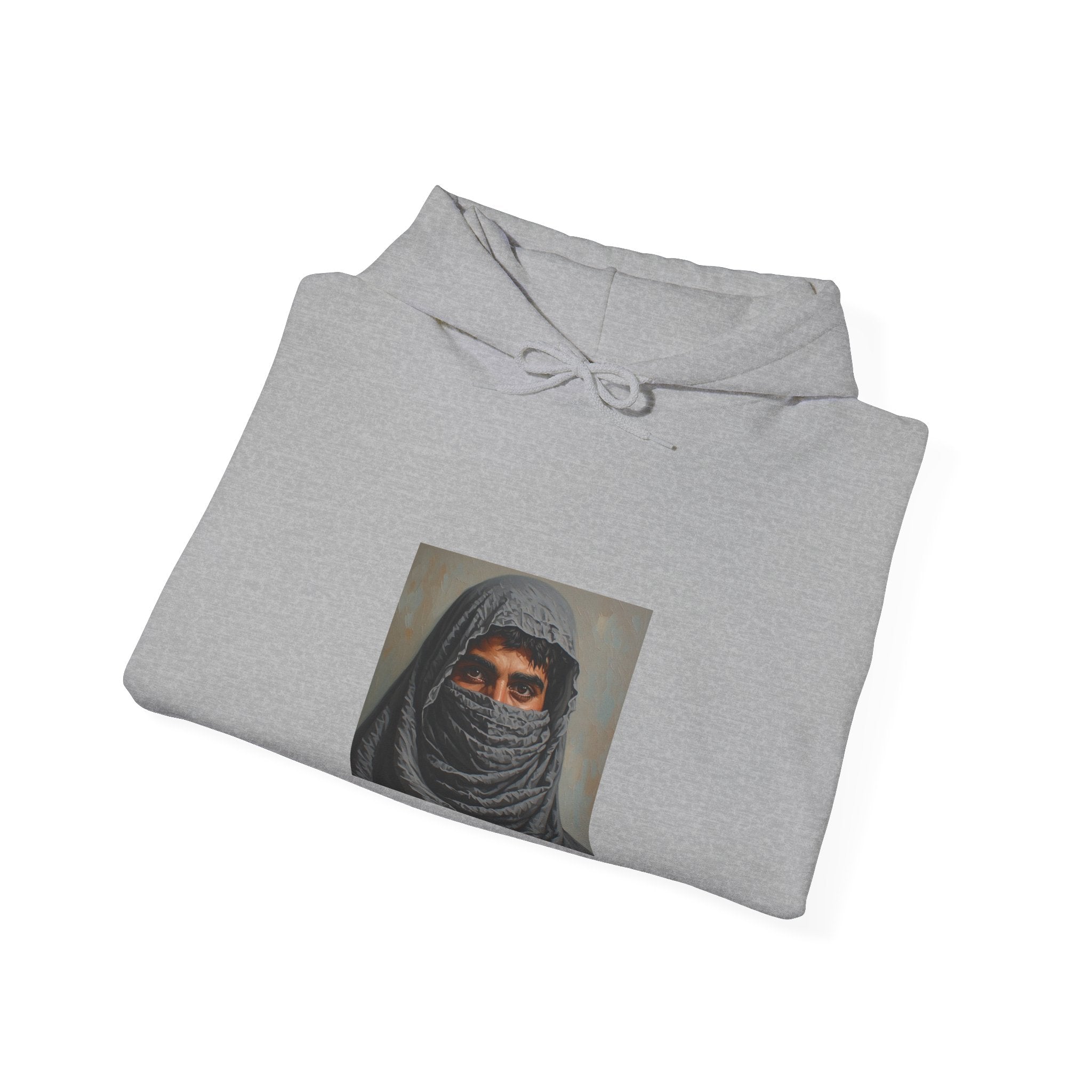 Veiled Man Portrait Hoodie
