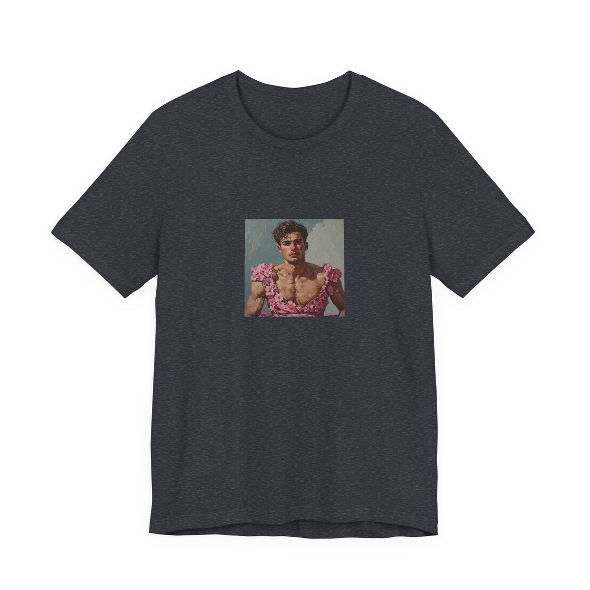 Man In Pink Dress T-shirt