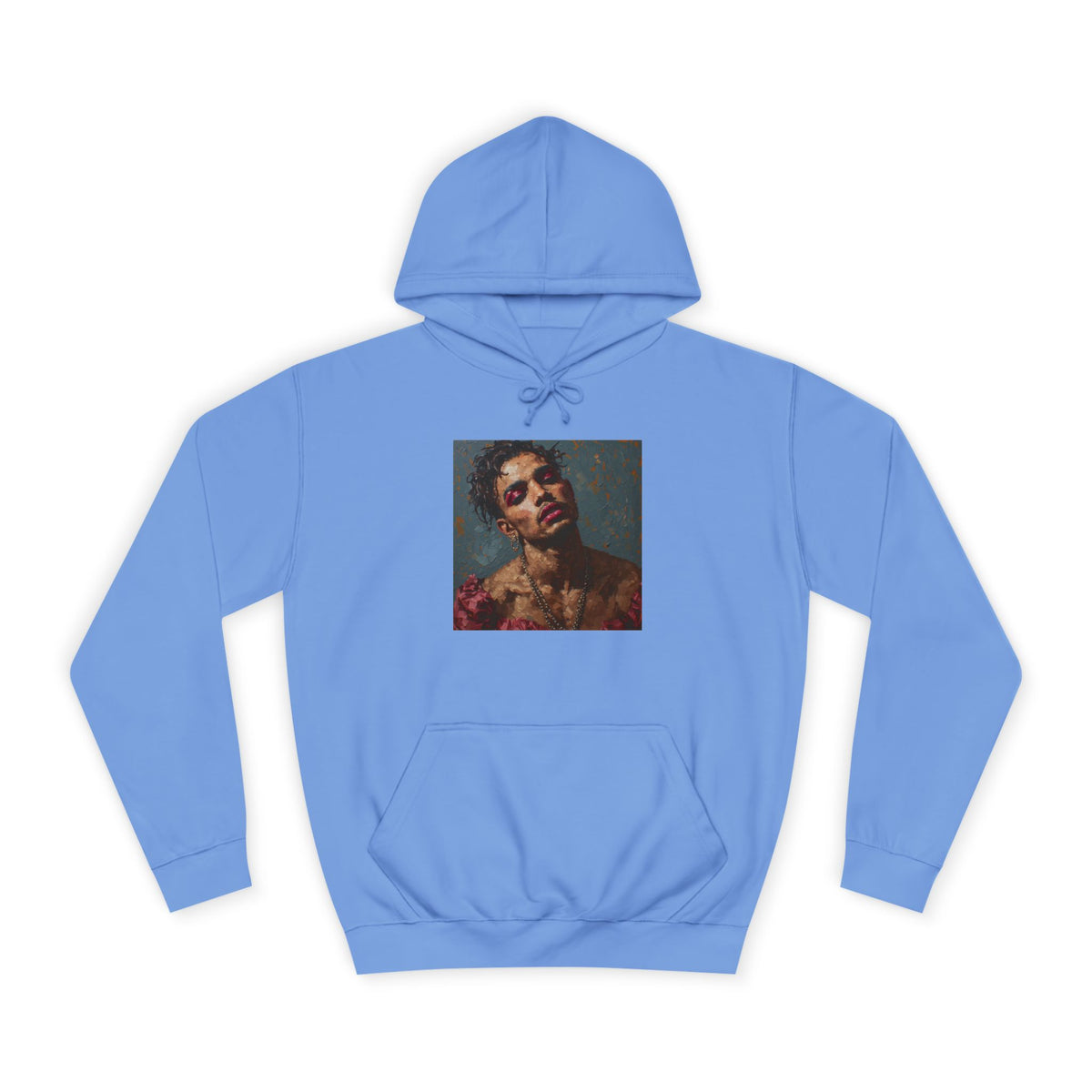Man w/ Pink Eye Shadow Hoodie
