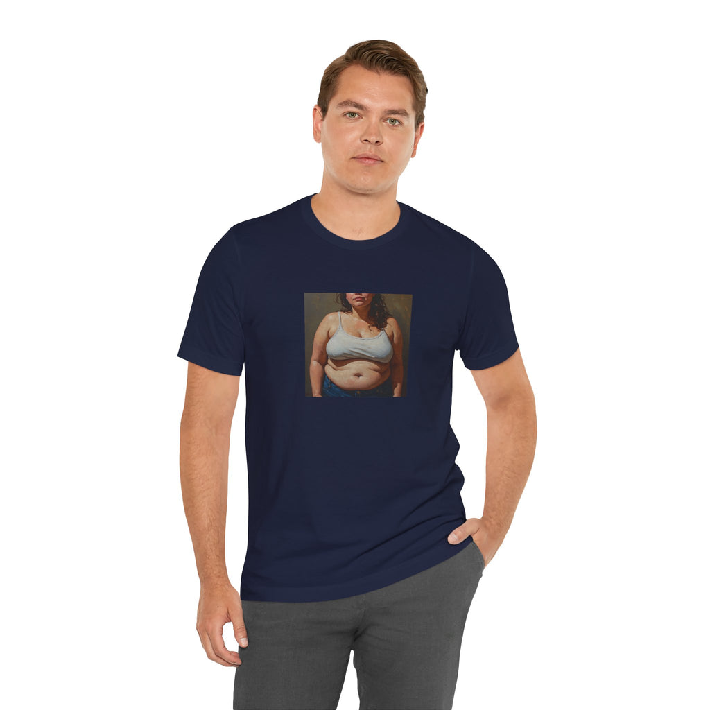 Woman In Jeans T-Shirt
