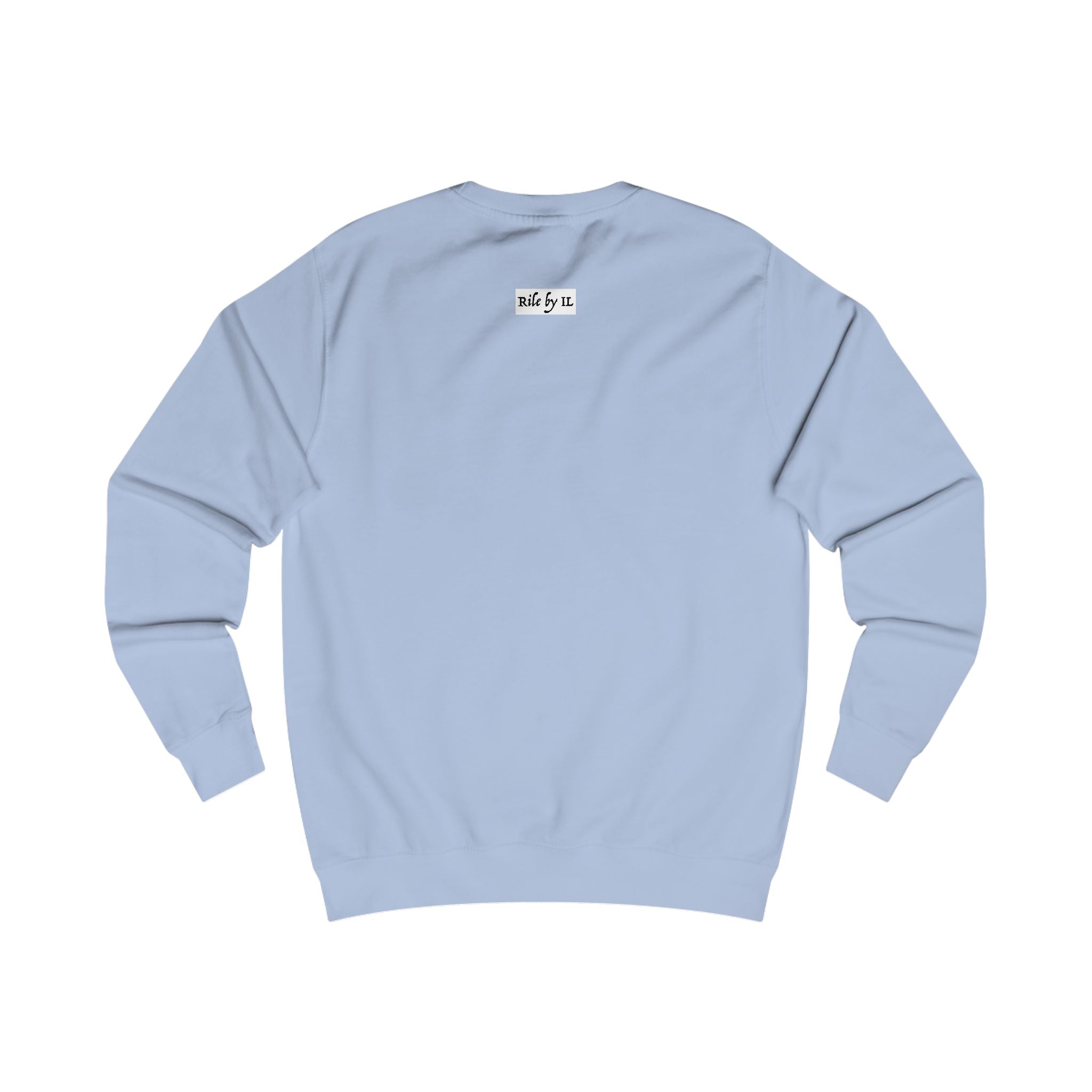 Man In Blue Dress Cropped Portrait Sweatshirt