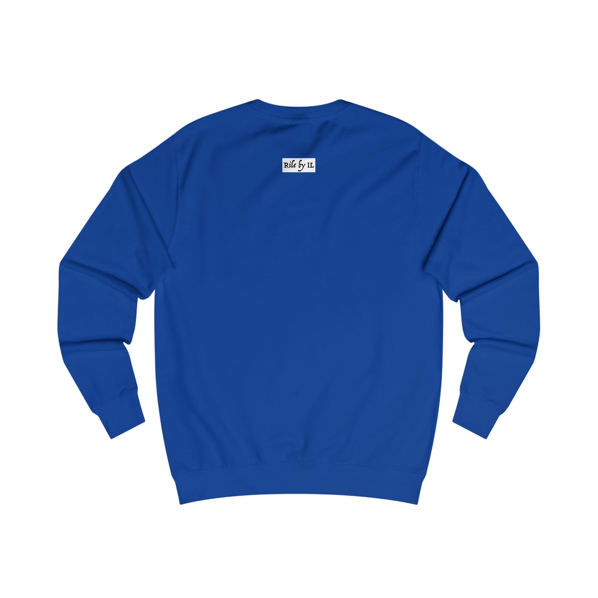 Man In Blue Dress Cropped Portrait Sweatshirt