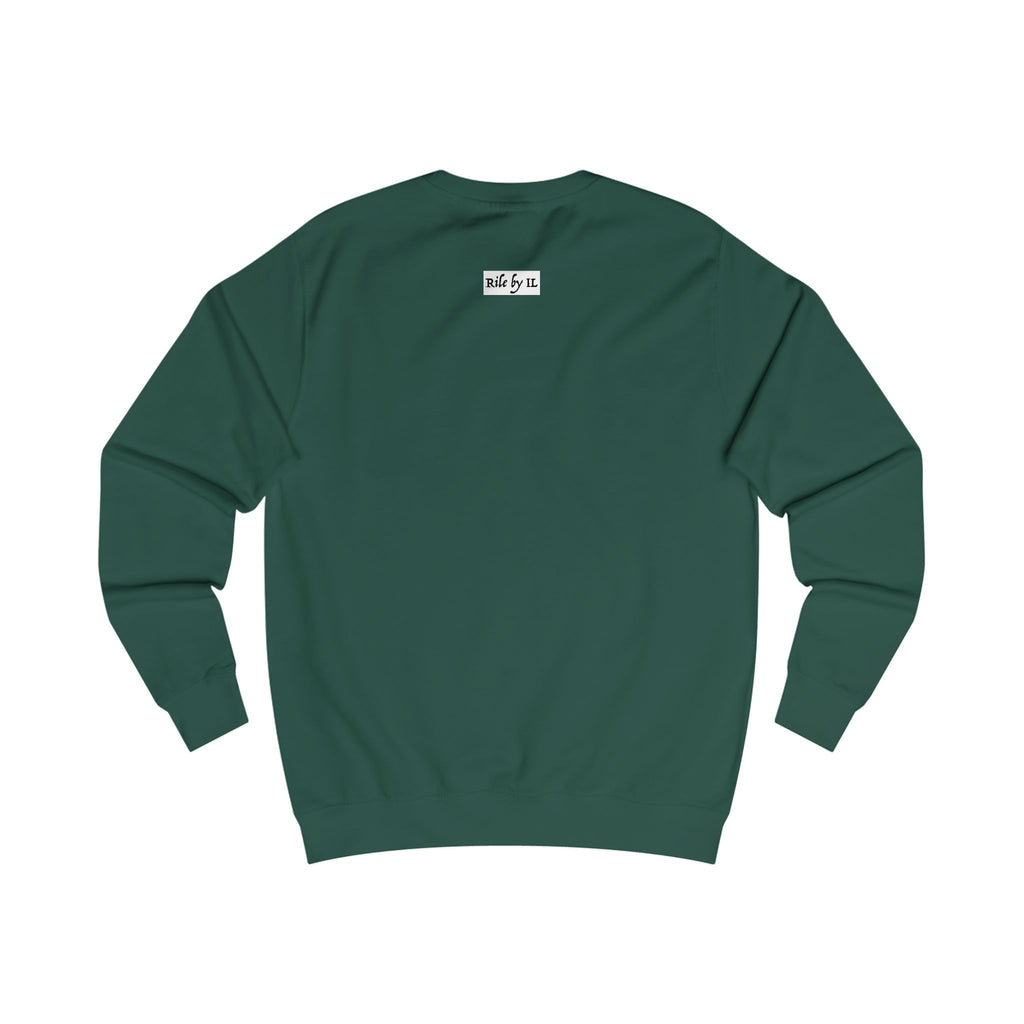 Man In Blue Dress Cropped Portrait Sweatshirt