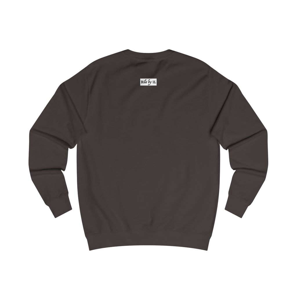 Man In Blue Dress Cropped Portrait Sweatshirt
