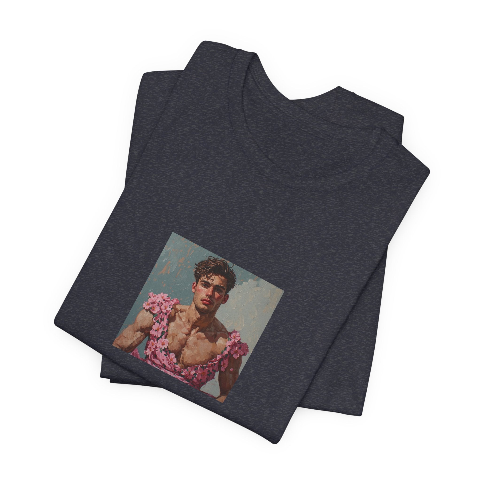 Man In Pink Dress T-shirt