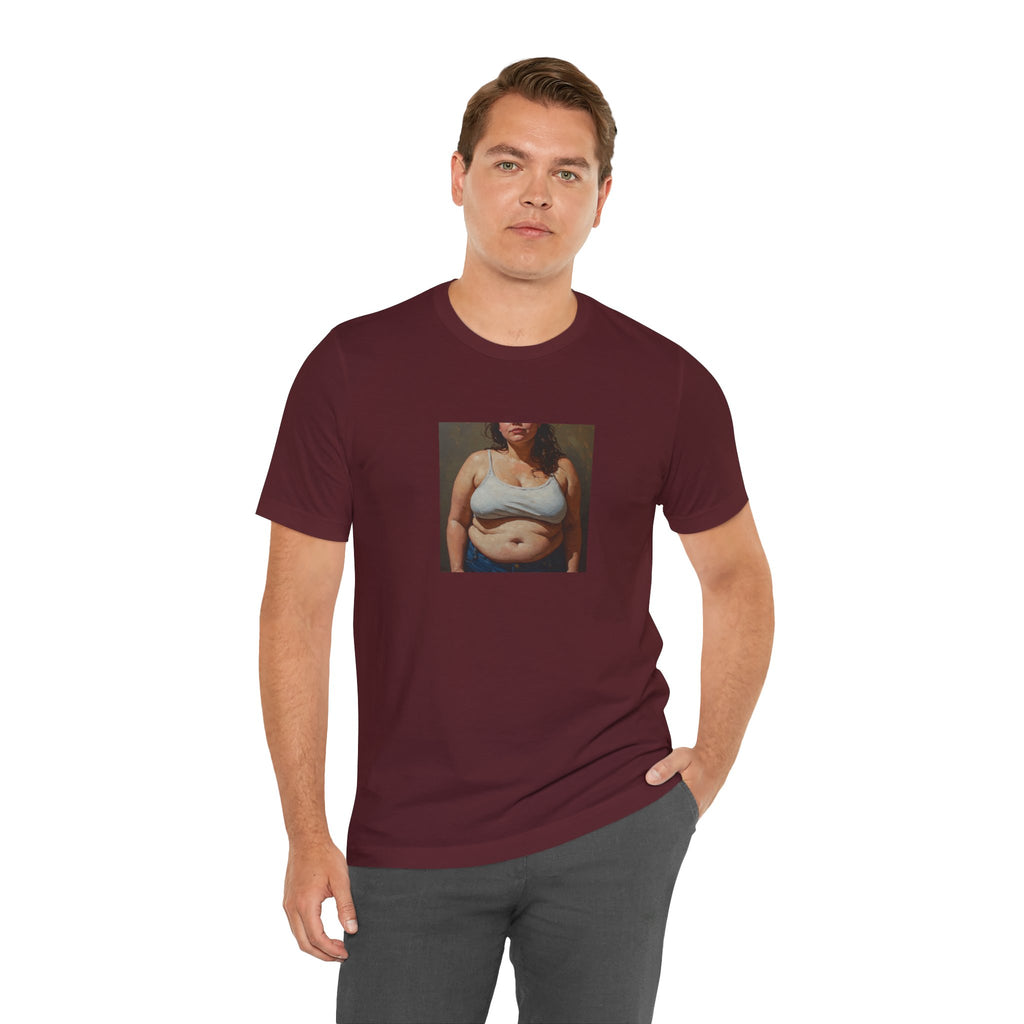 Woman In Jeans T-Shirt