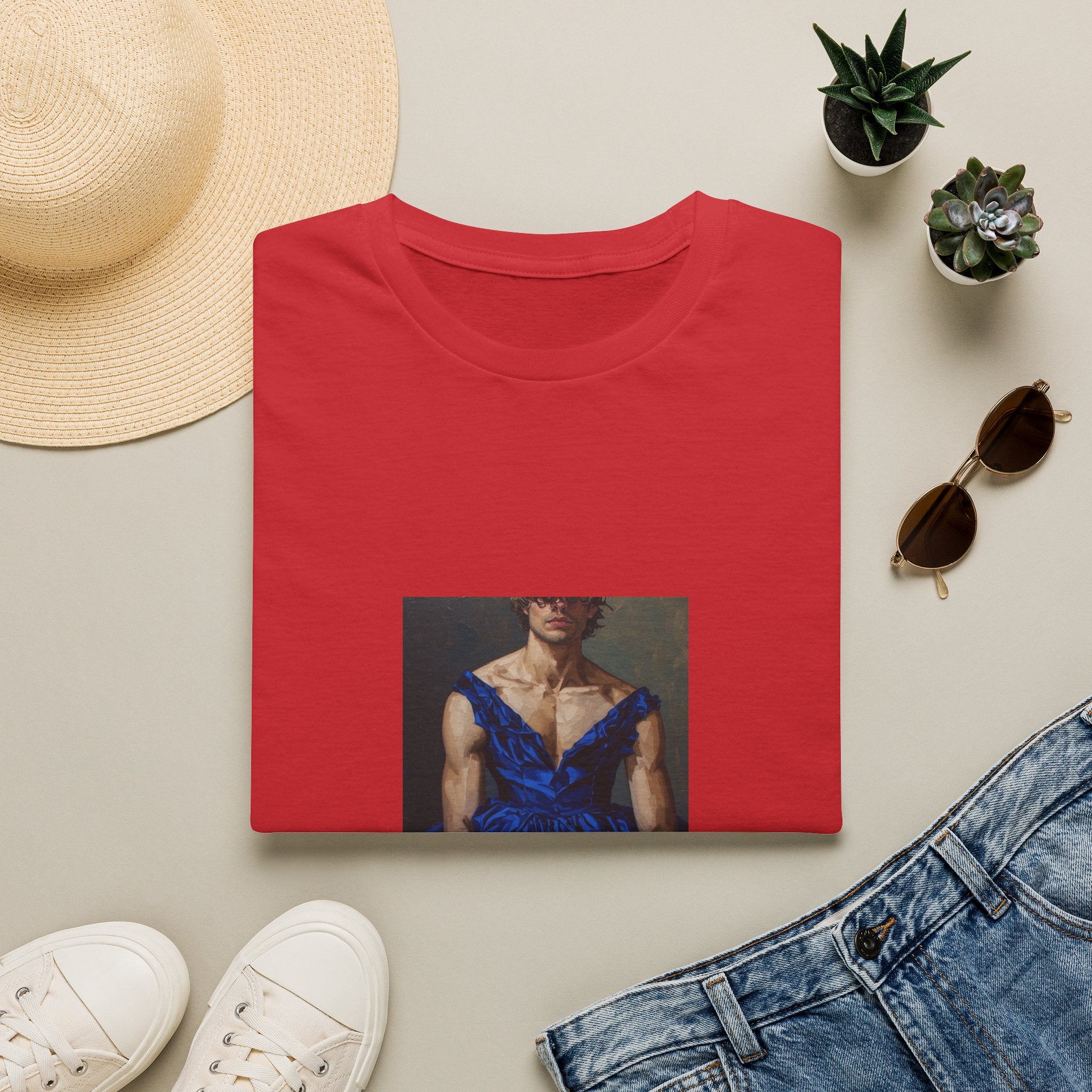 Man In Blue Dress T-shirt