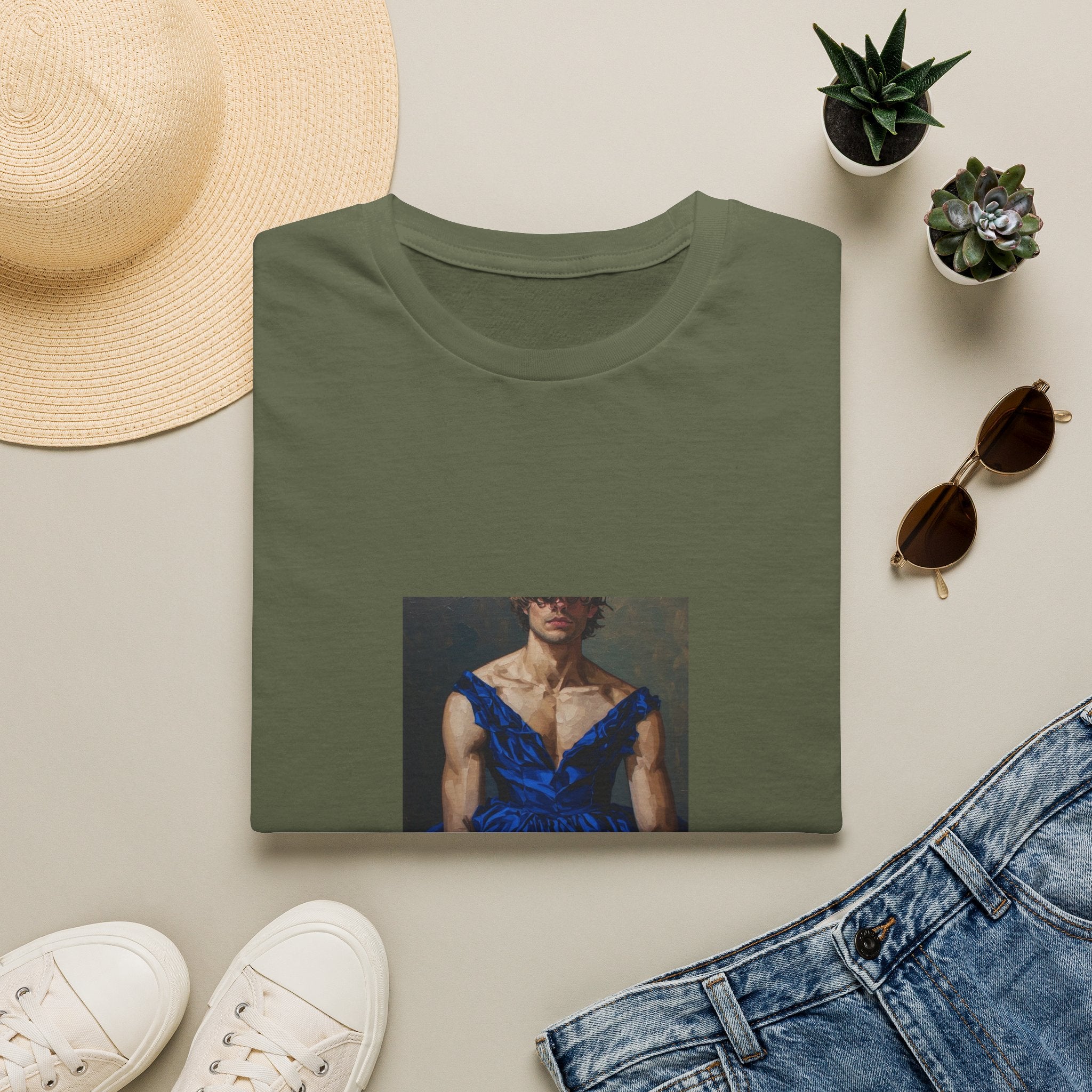 Man In Blue Dress T-shirt