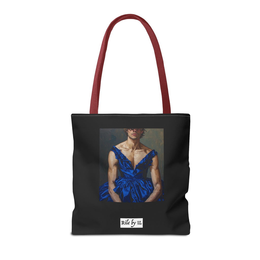 Man In Blue Dress Tote Bag