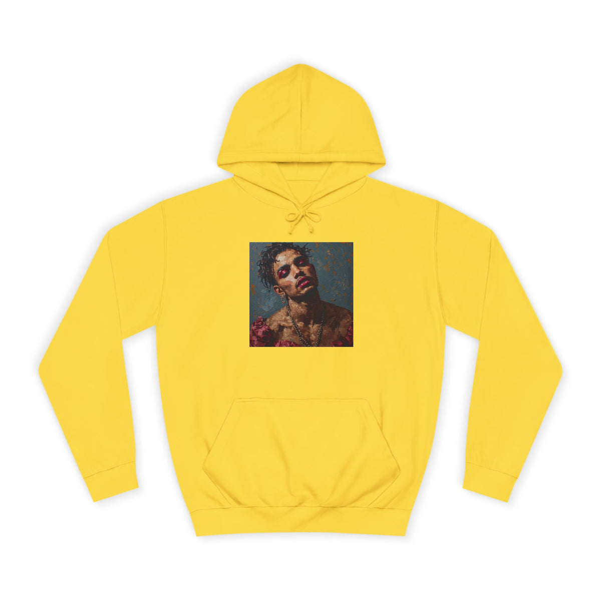 Man w/ Pink Eye Shadow Hoodie
