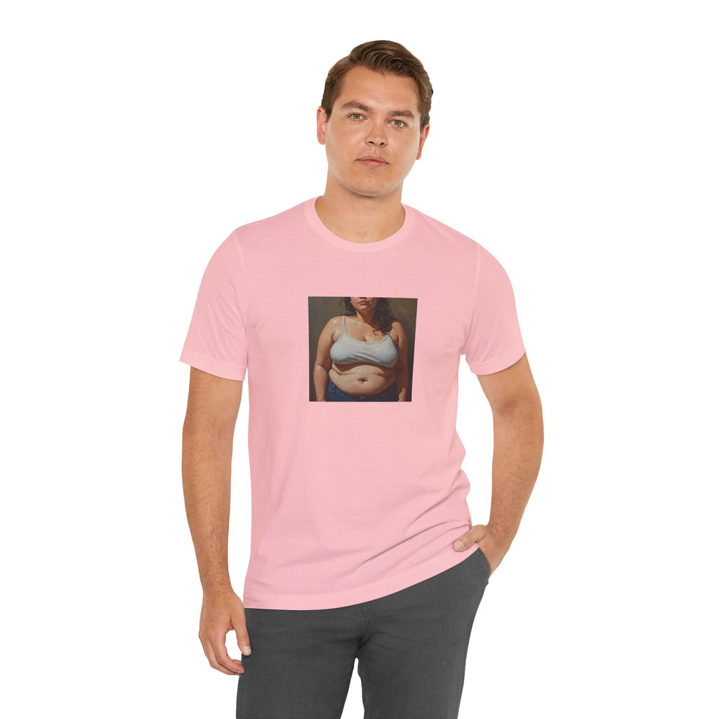 Woman In Jeans T-Shirt