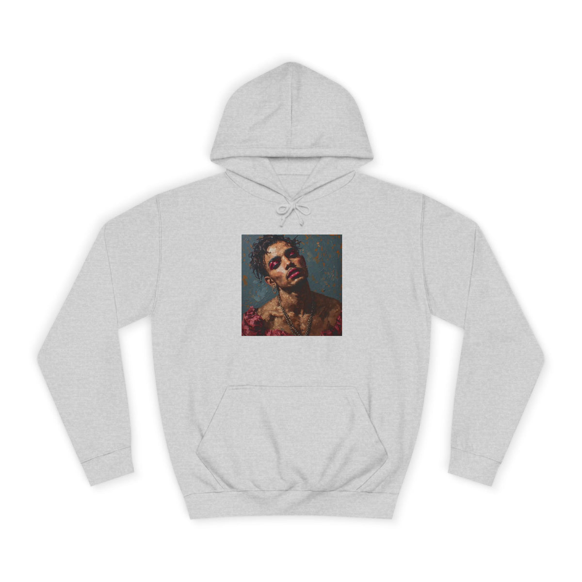 Man w/ Pink Eye Shadow Hoodie