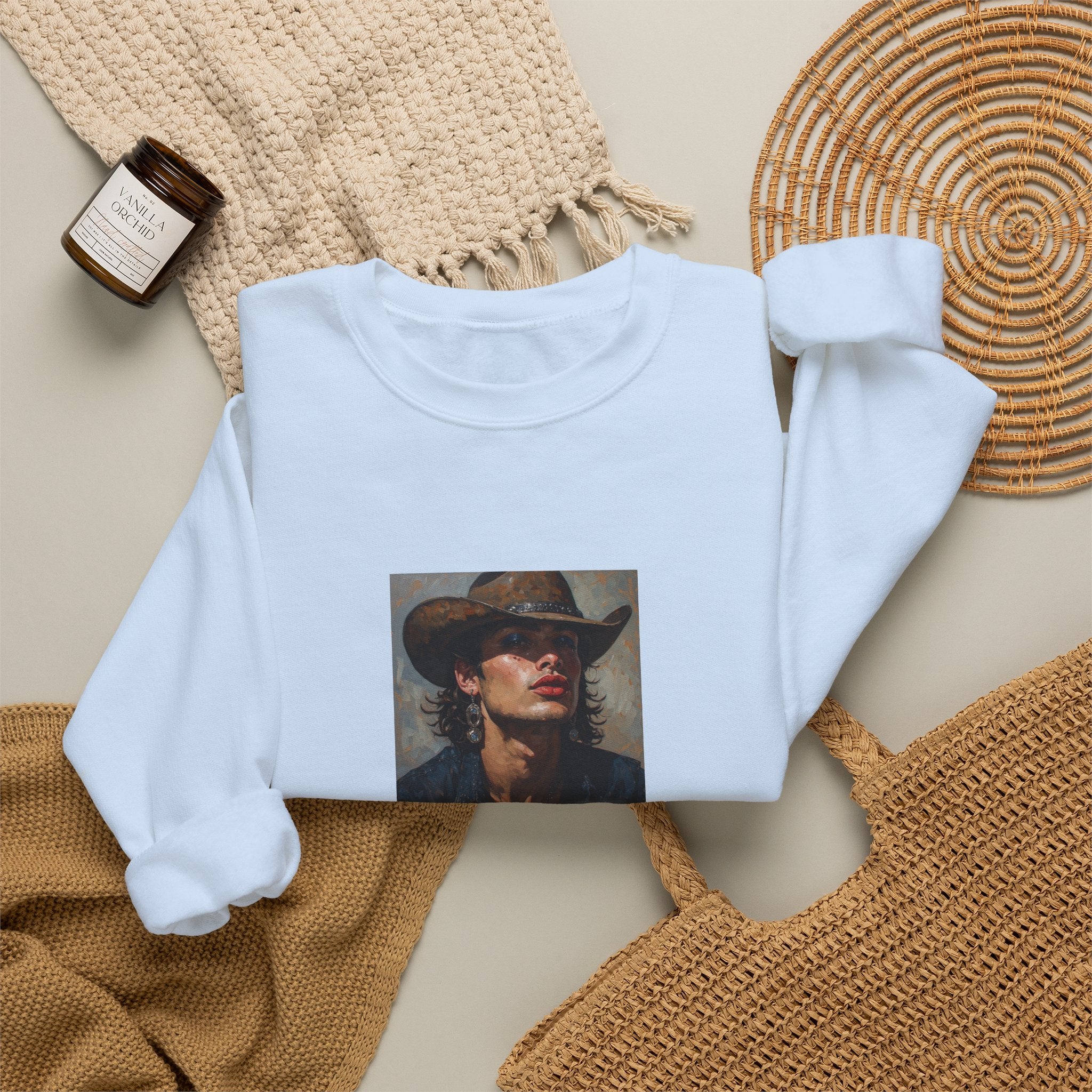 Cowboy Portrait Sweatshirt
