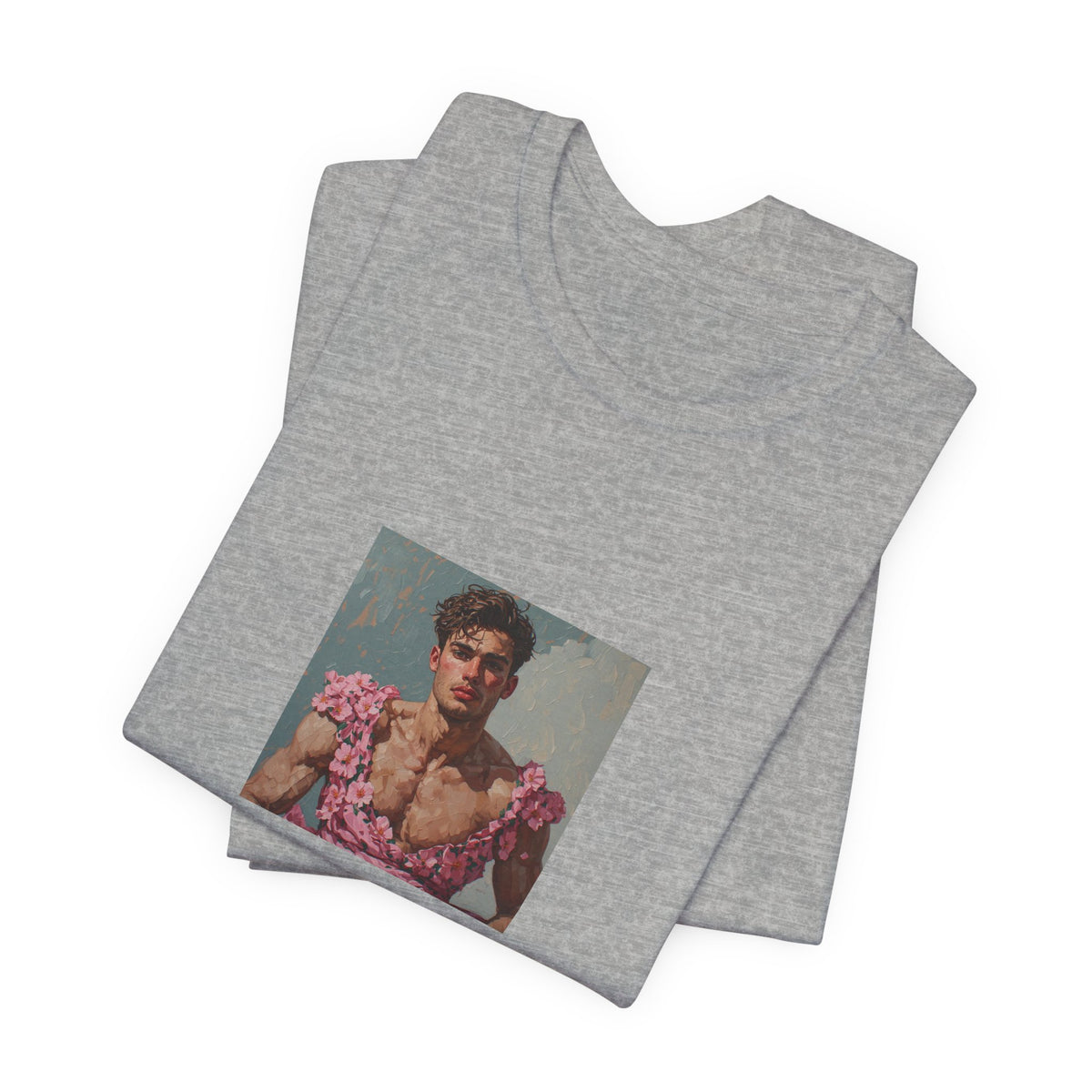 Man In Pink Dress T-shirt