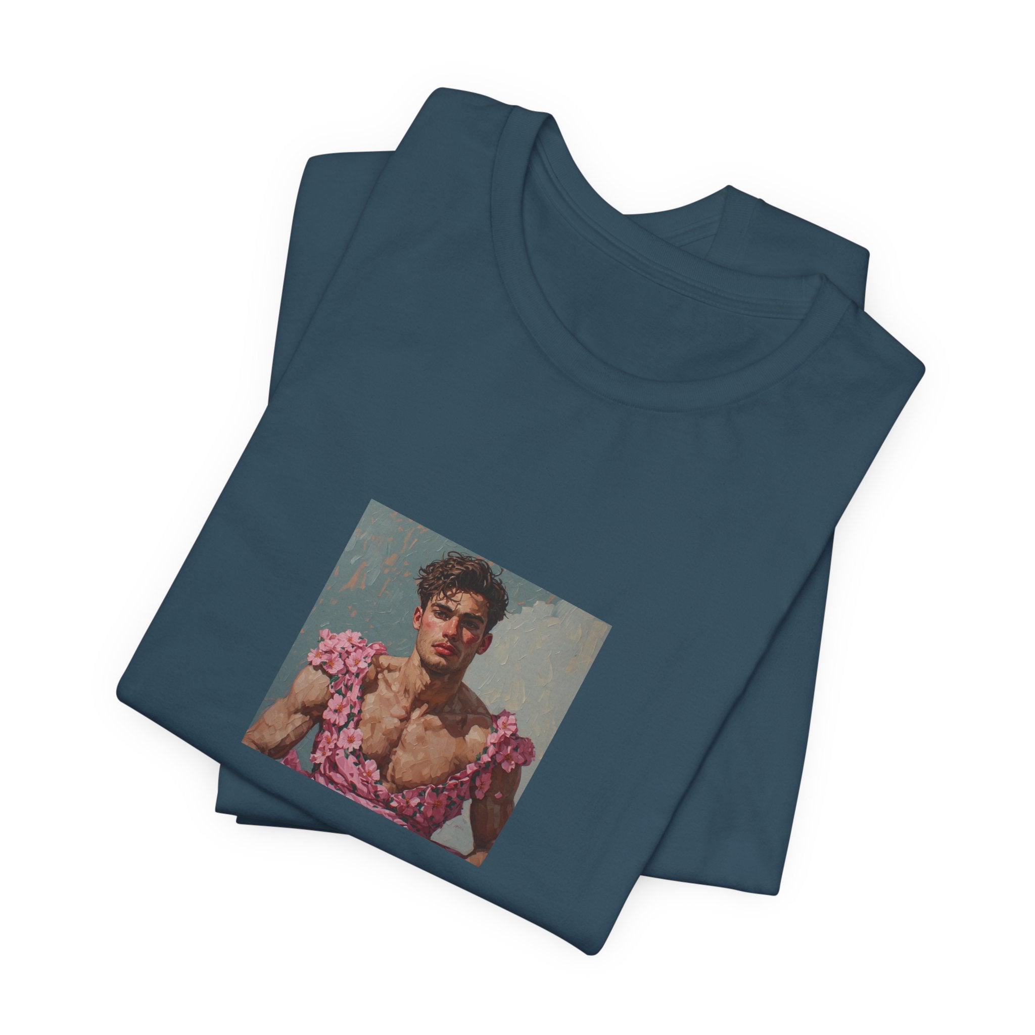 Man In Pink Dress T-shirt