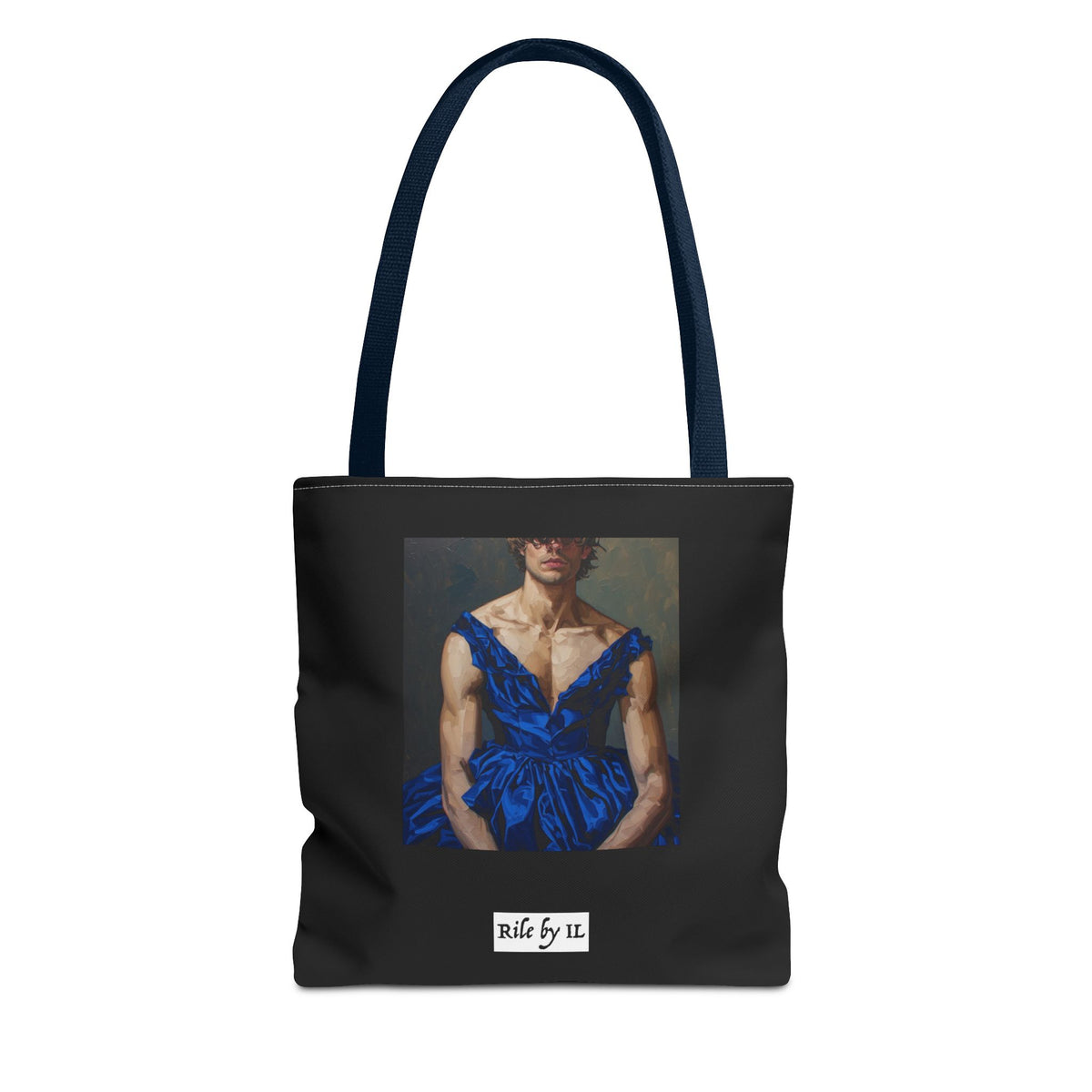 Man In Blue Dress Tote Bag