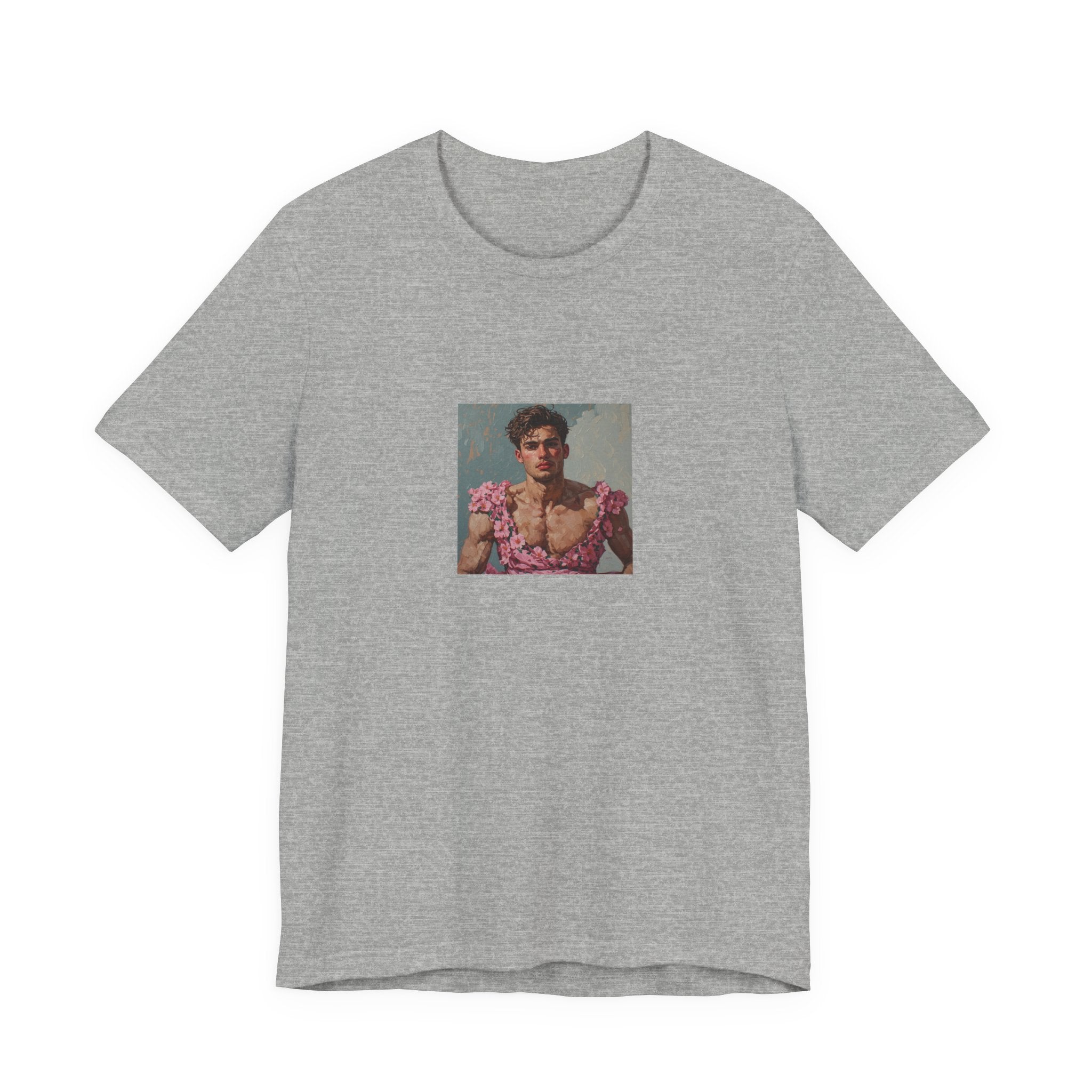 Man In Pink Dress T-shirt