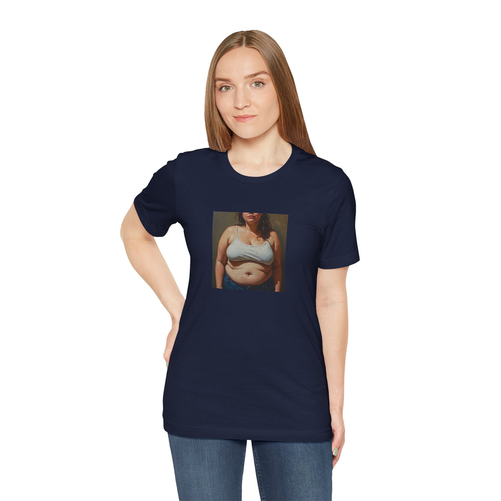 Woman In Jeans T-Shirt