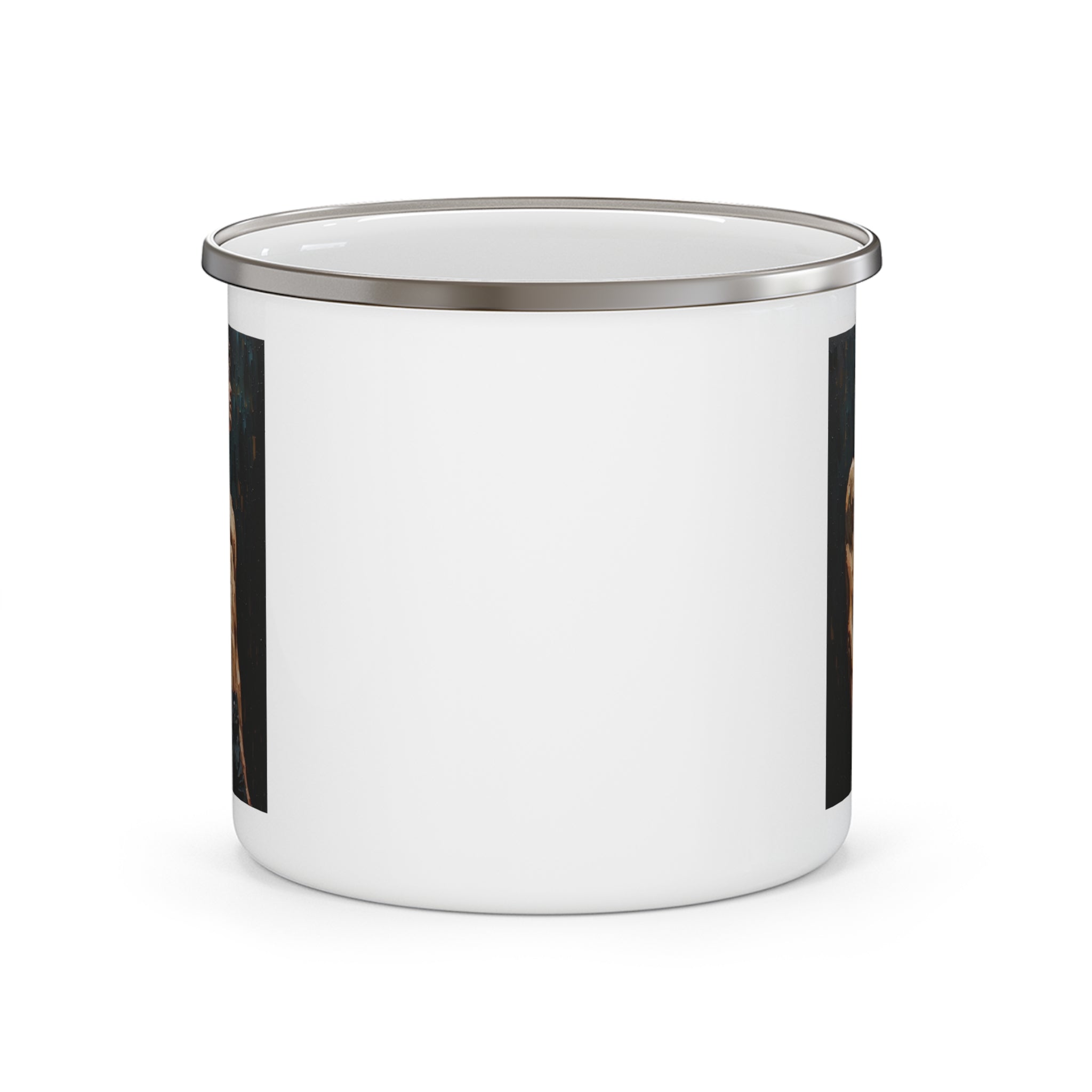 Beautiful Man Camping Enamel Cup