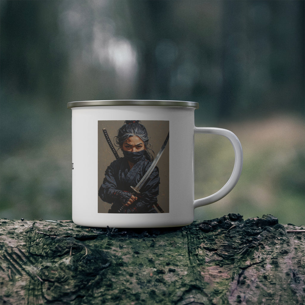 Warrior Camping Enamel Cup