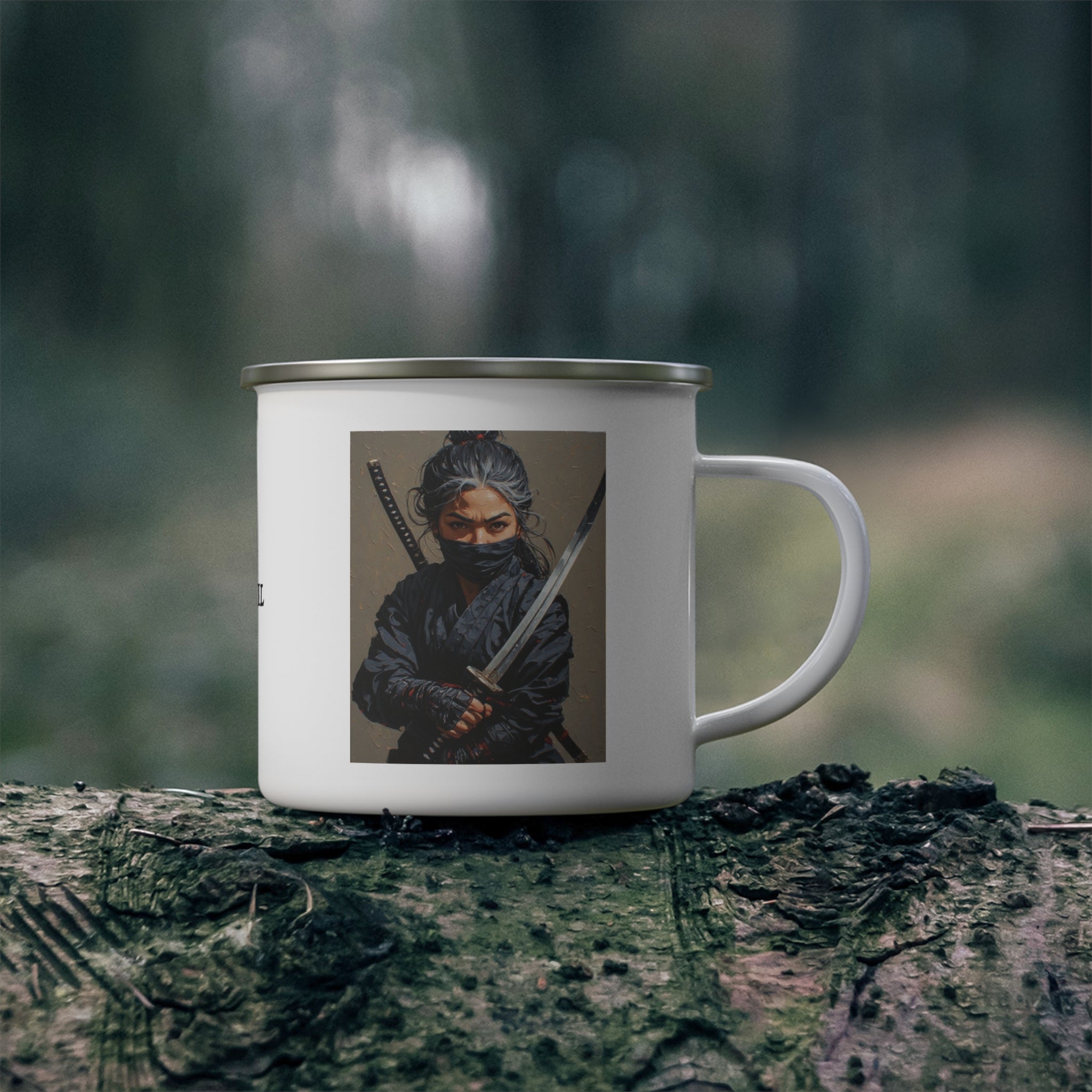 Warrior Camping Enamel Cup