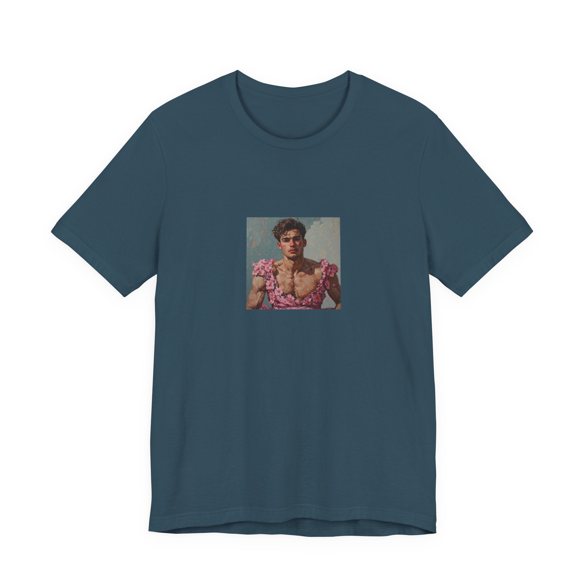 Man In Pink Dress T-shirt