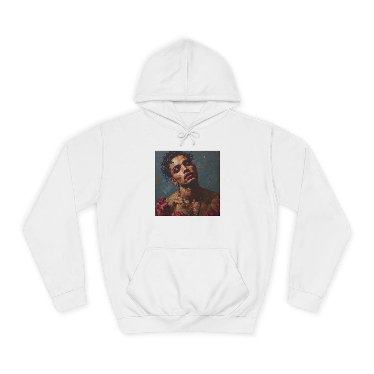 Man w/ Pink Eye Shadow Hoodie