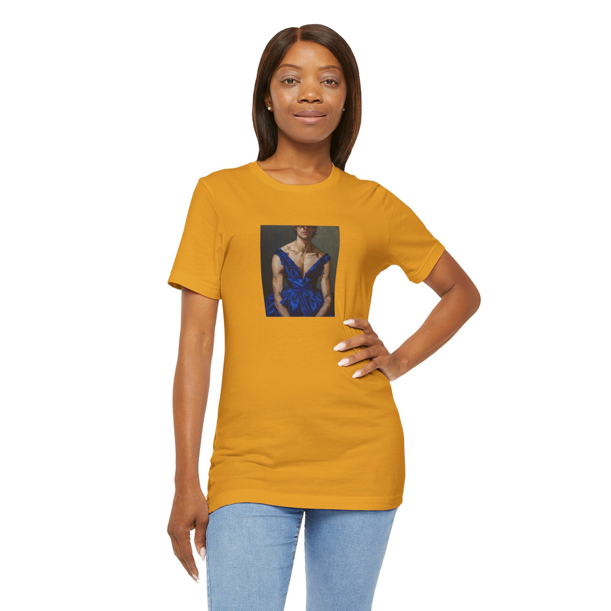 Man In Blue Dress T-Shirt