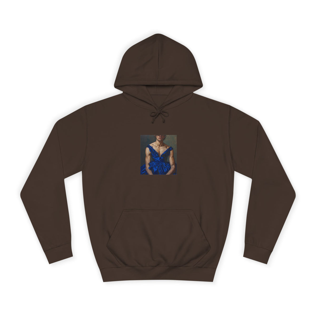 Man In Blue Dress Hoodie