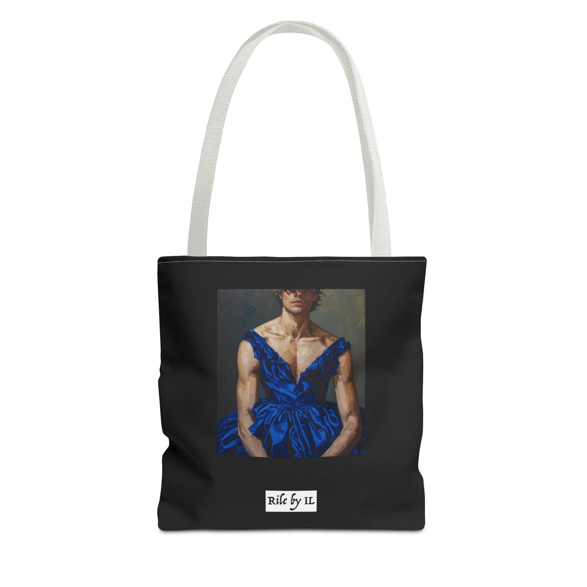 Man In Blue Dress Tote Bag