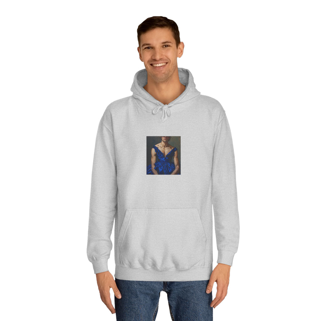 Man In Blue Dress Hoodie