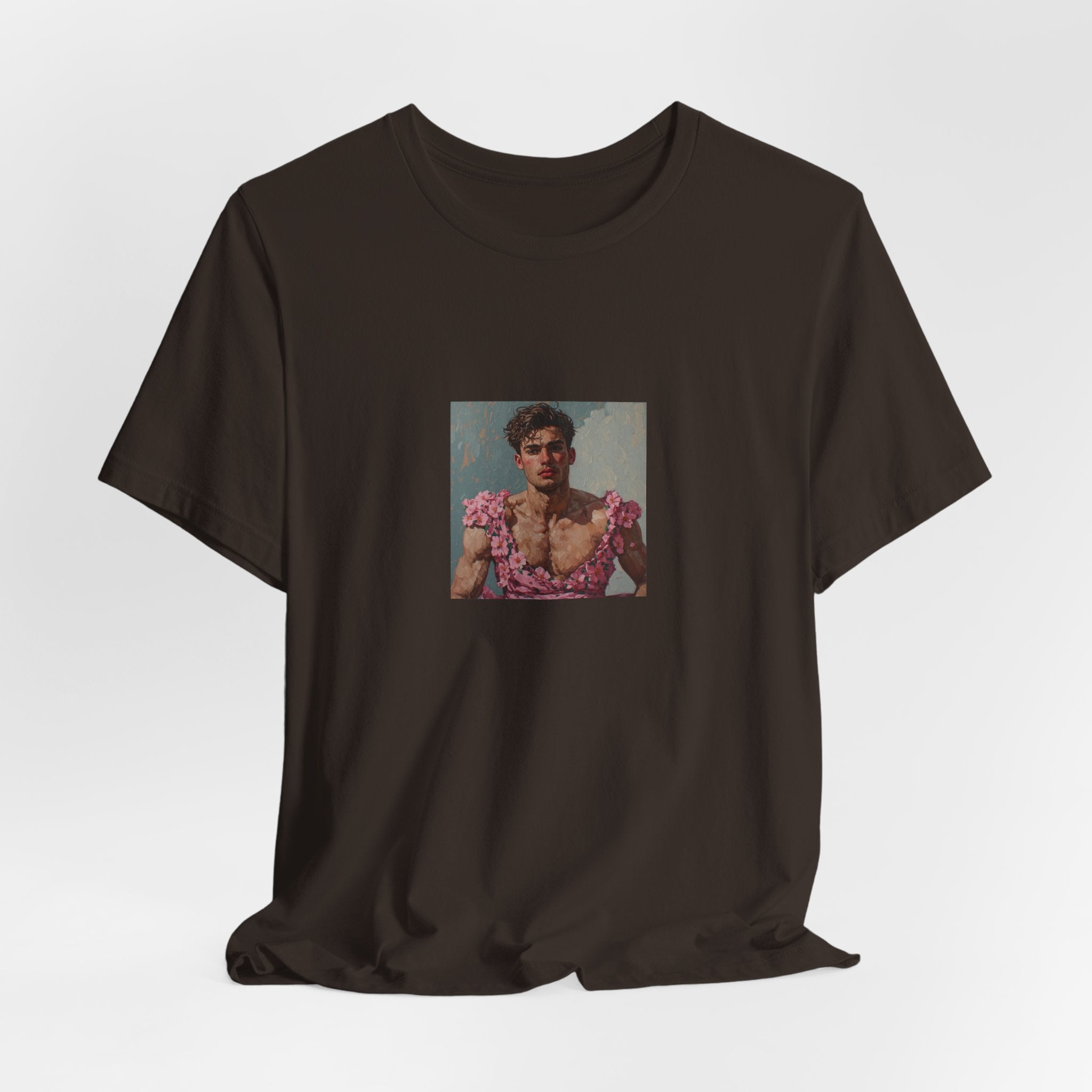 Man In Pink Dress T-shirt