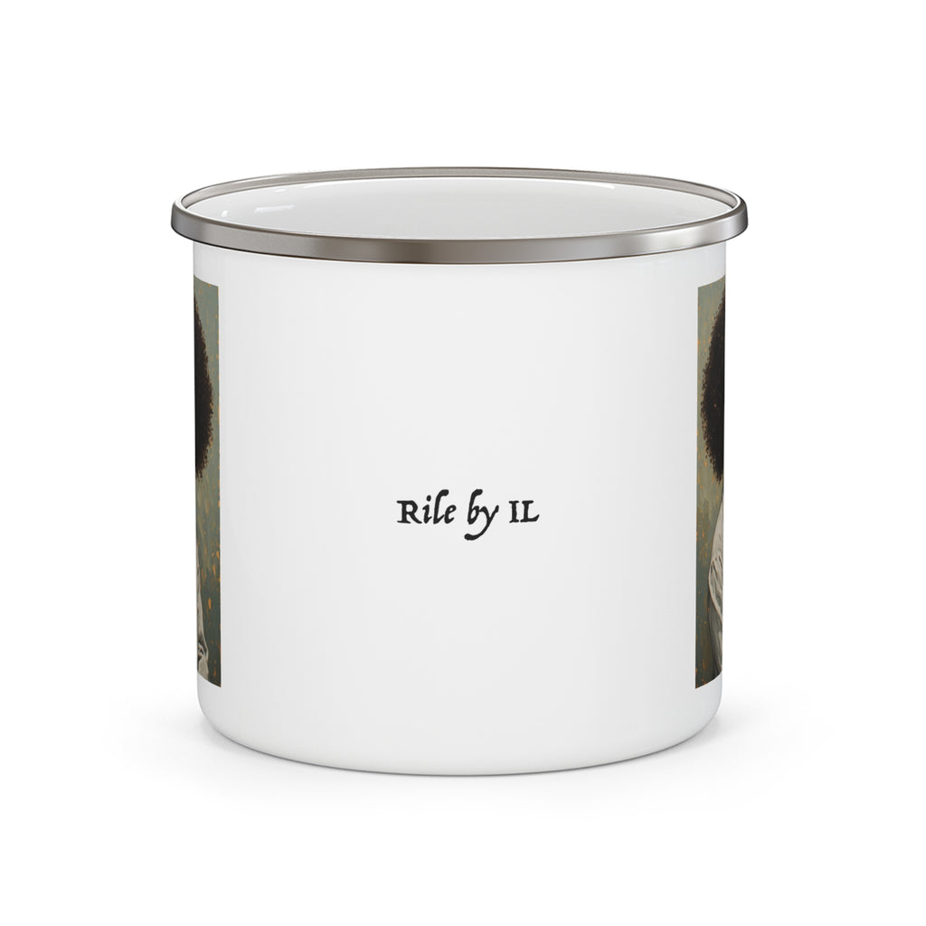 Scientist Camping Enamel Cup w/ Rile by IL Logo