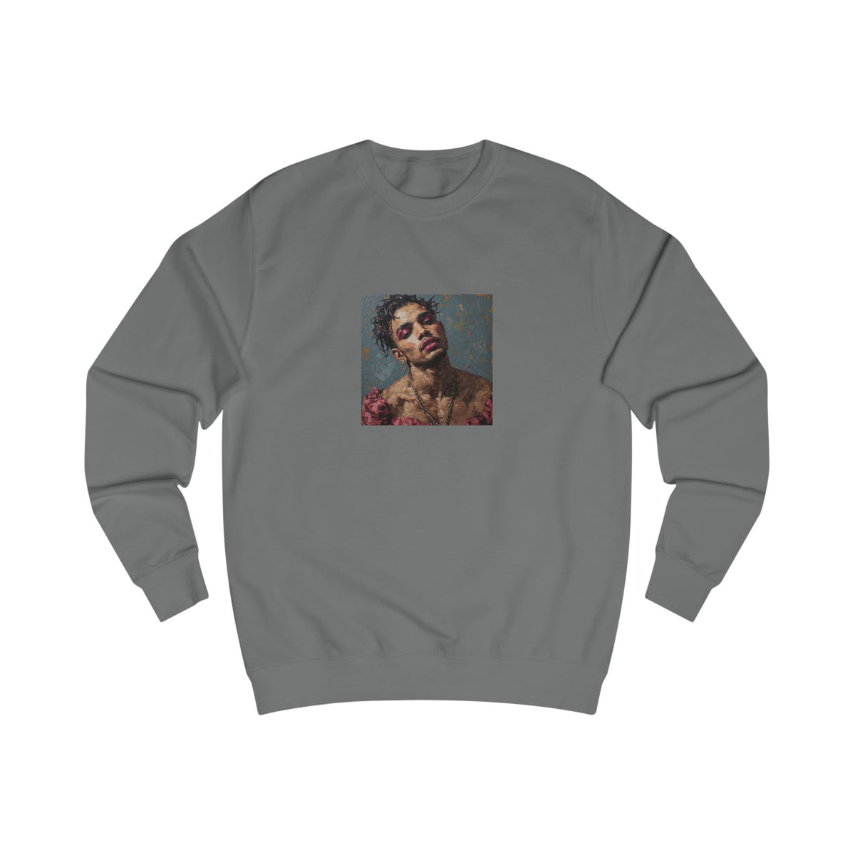 Man w/ Pink Eyeshadow Sweatshirt