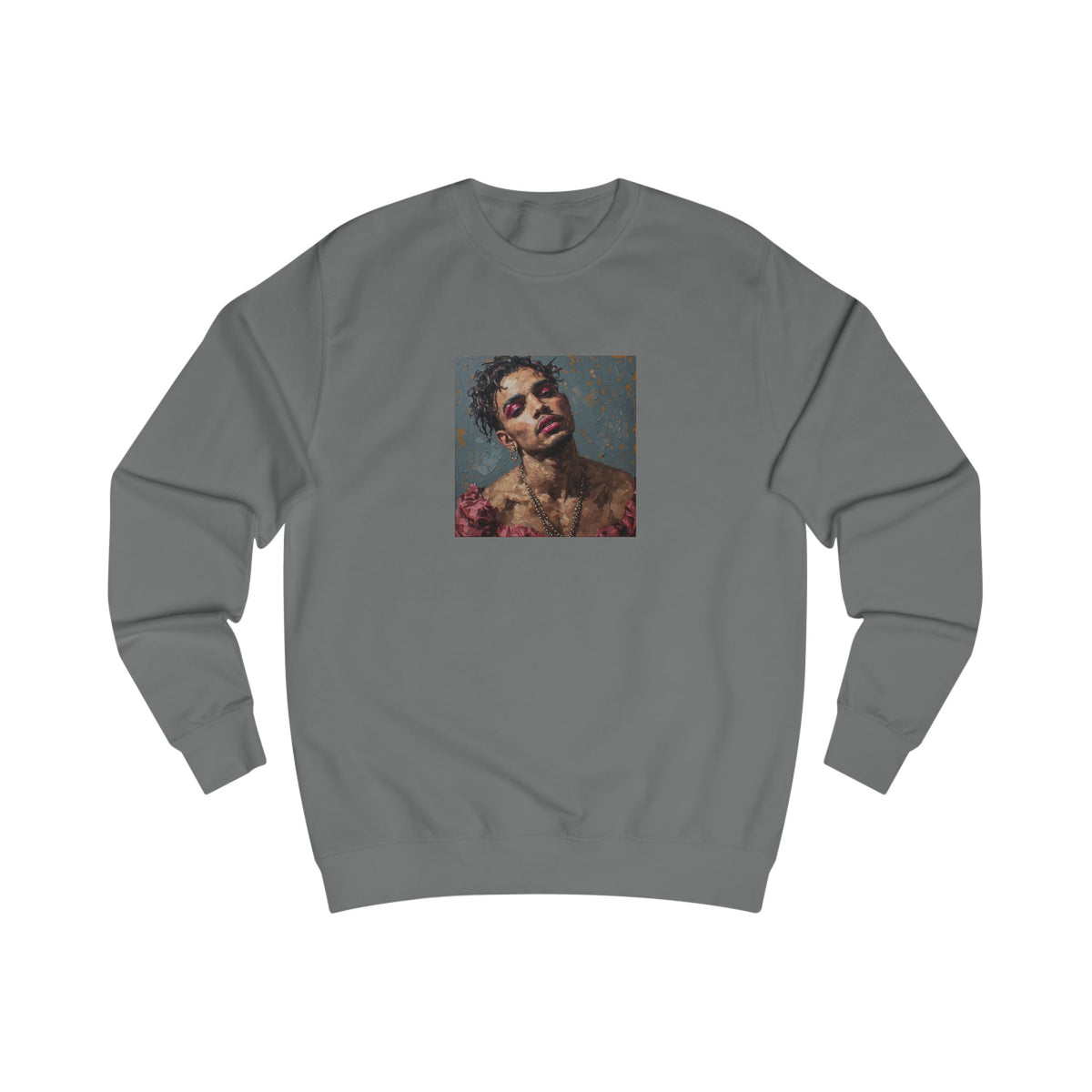 Man w/ Pink Eyeshadow Sweatshirt
