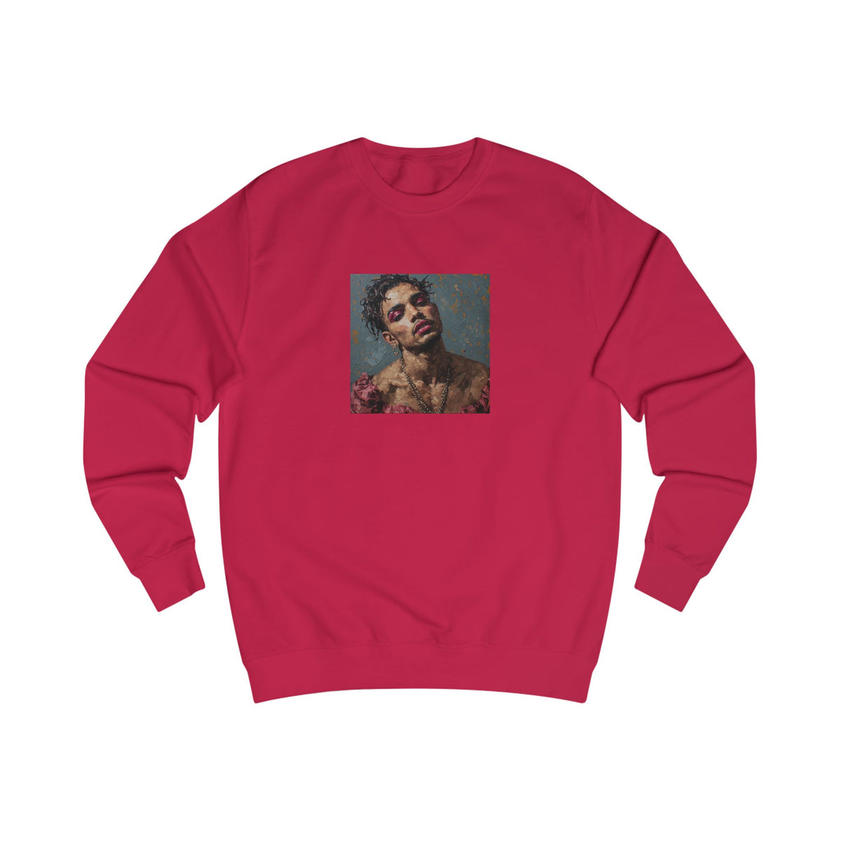Man w/ Pink Eyeshadow Sweatshirt