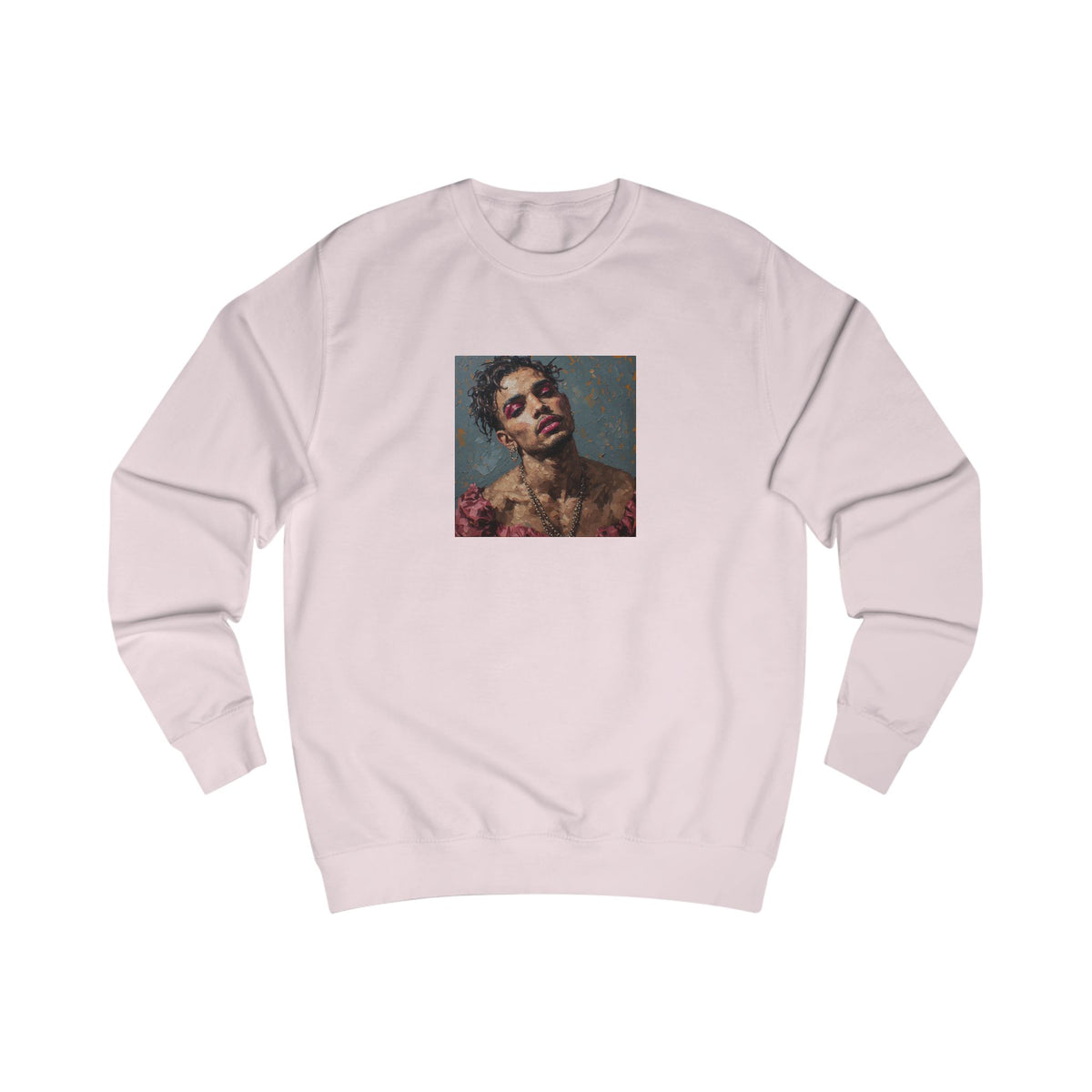 Man w/ Pink Eyeshadow Sweatshirt
