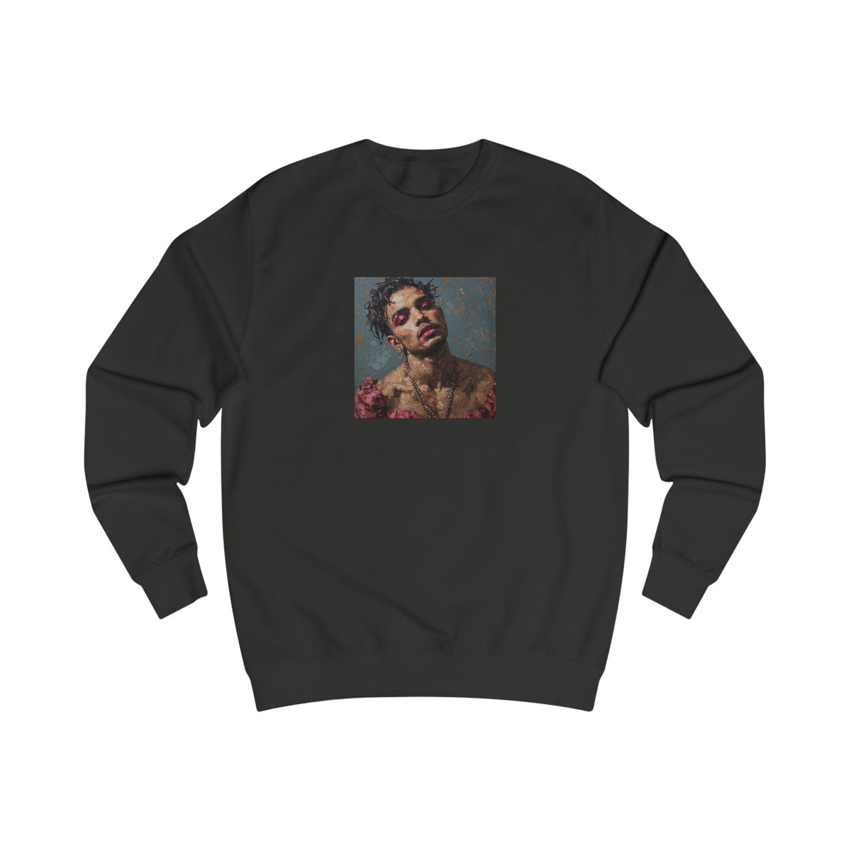 Man w/ Pink Eyeshadow Sweatshirt