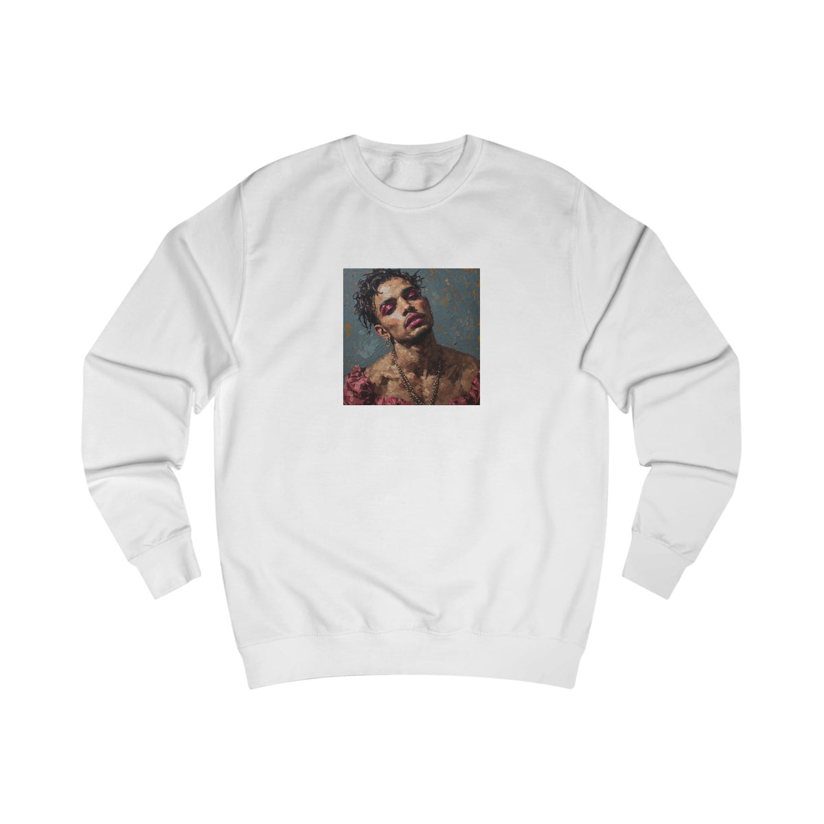 Man w/ Pink Eyeshadow Sweatshirt