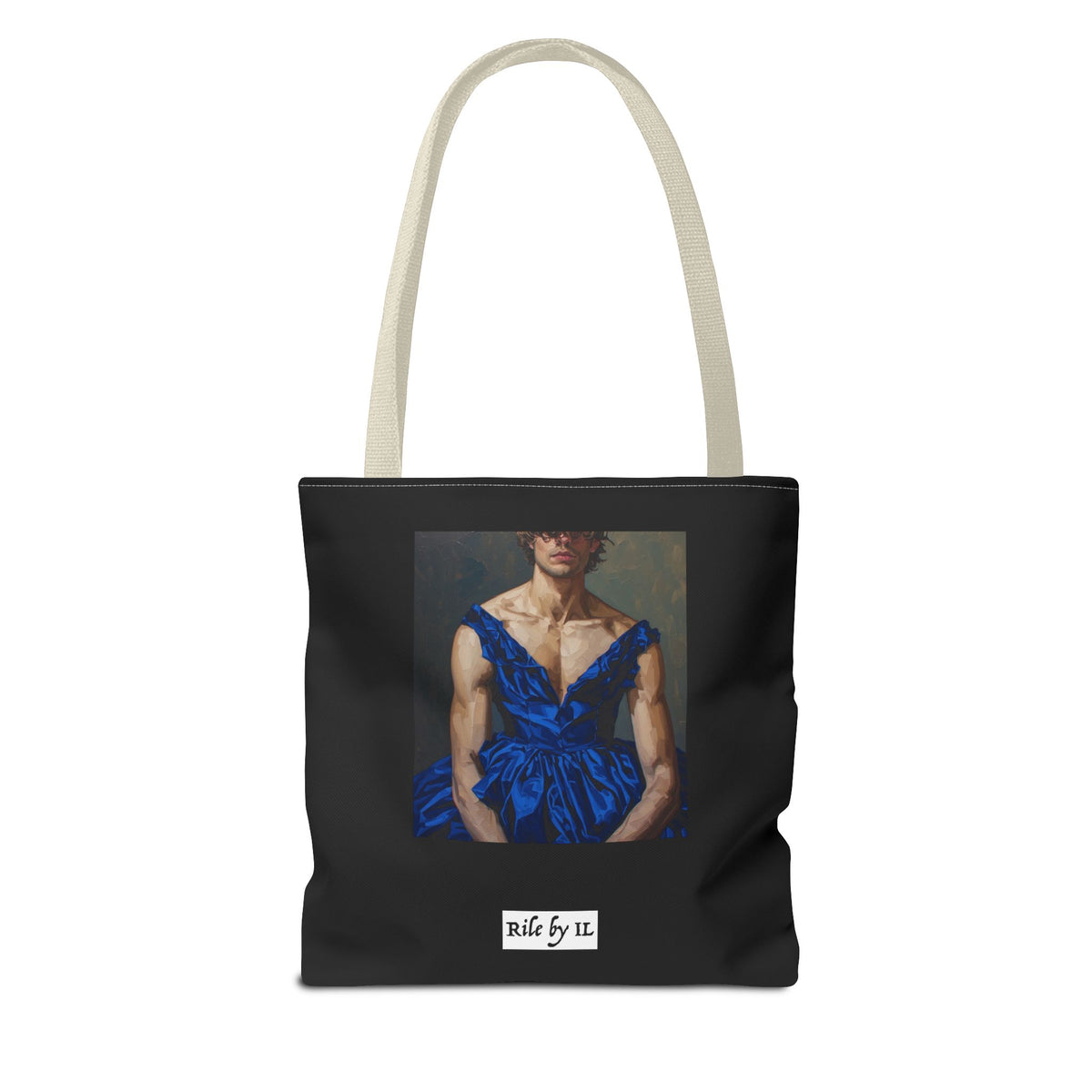 Man In Blue Dress Tote Bag